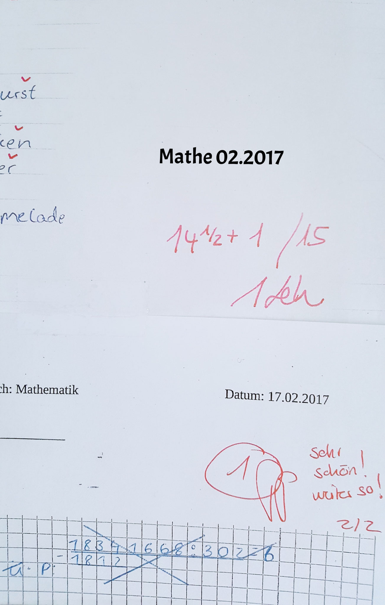 Mathe Note 1 