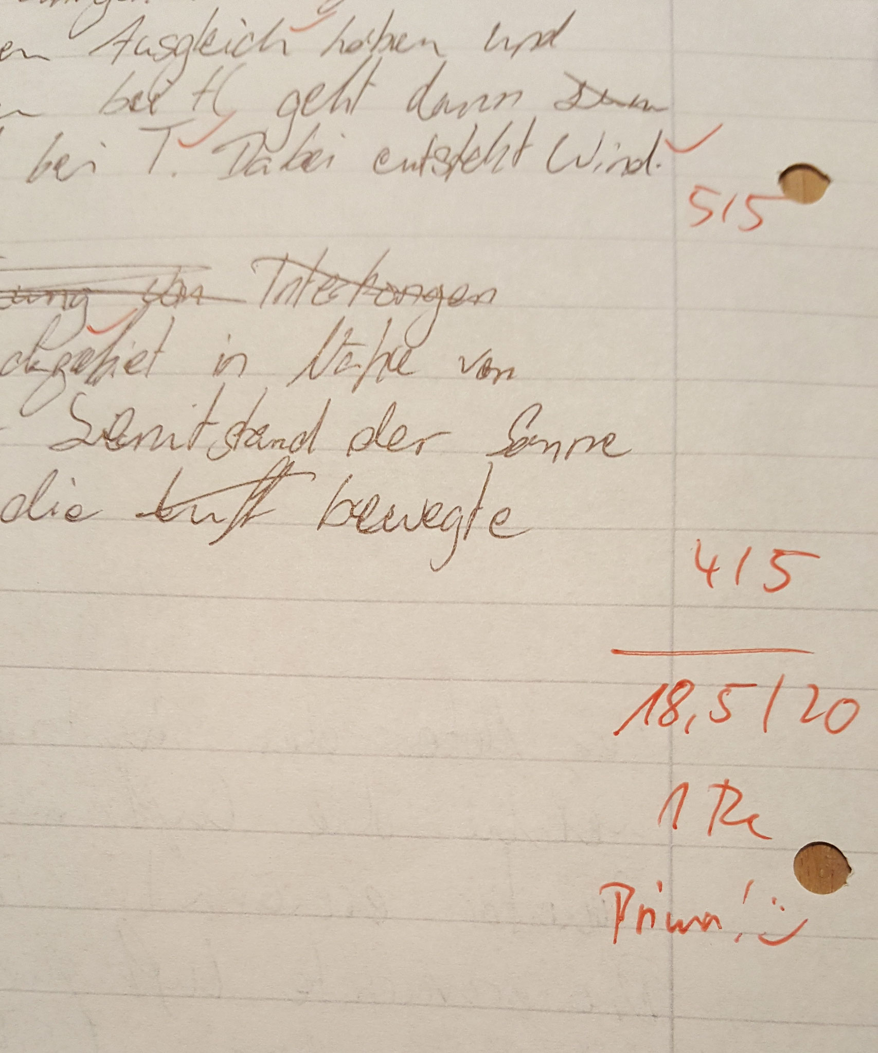 Klasse 9, 05.2017