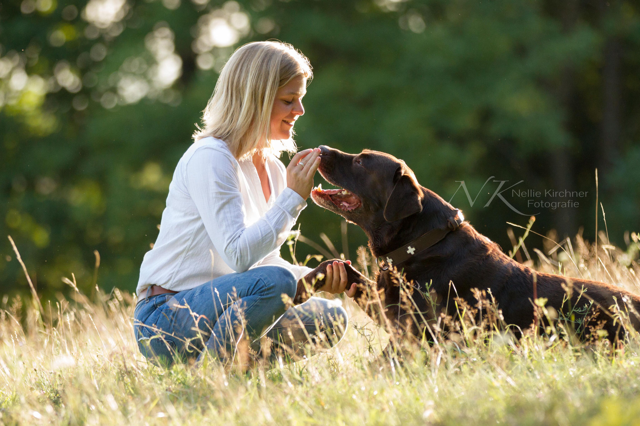 frauchen und hund