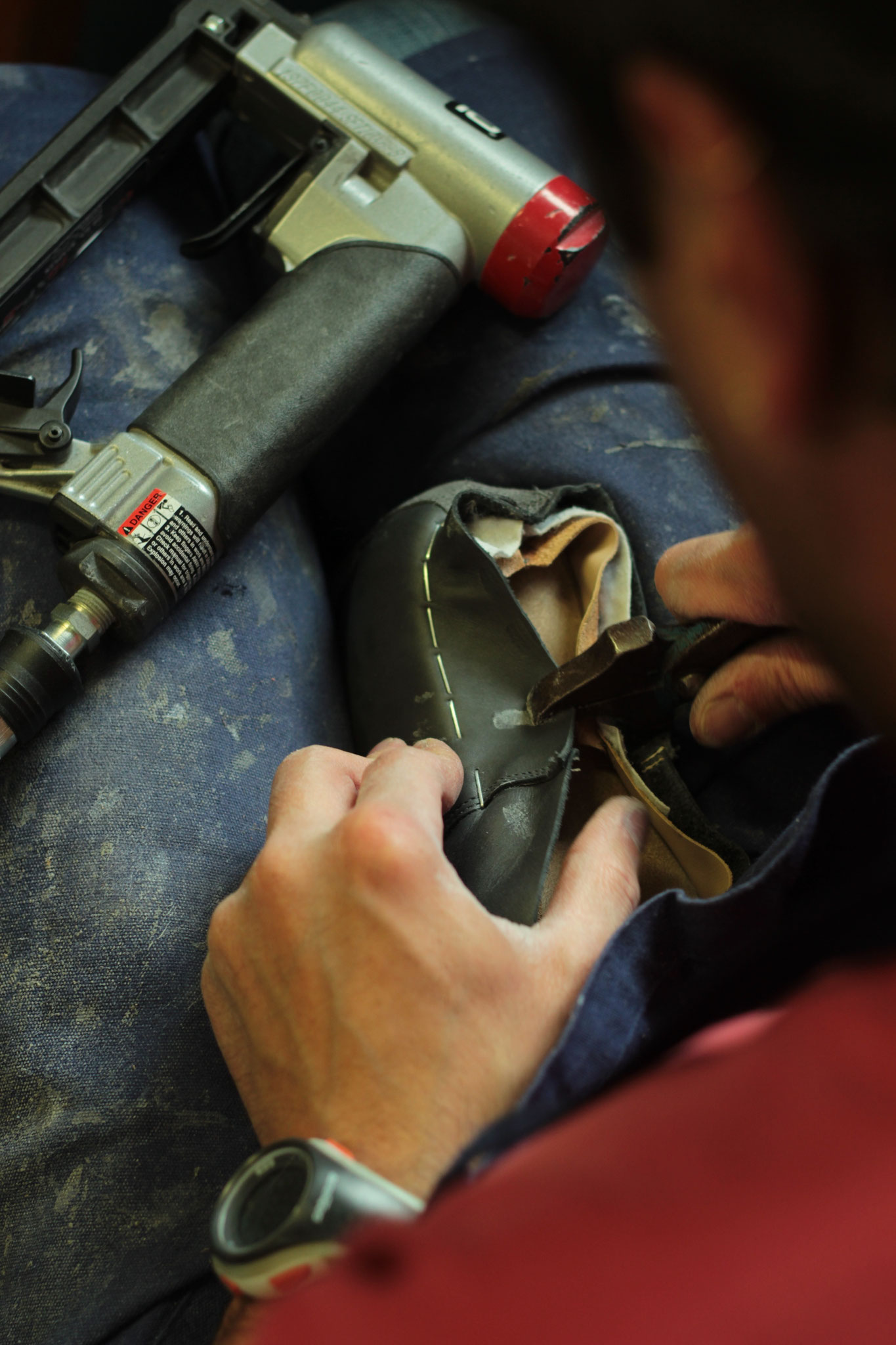 montage de la chaussure