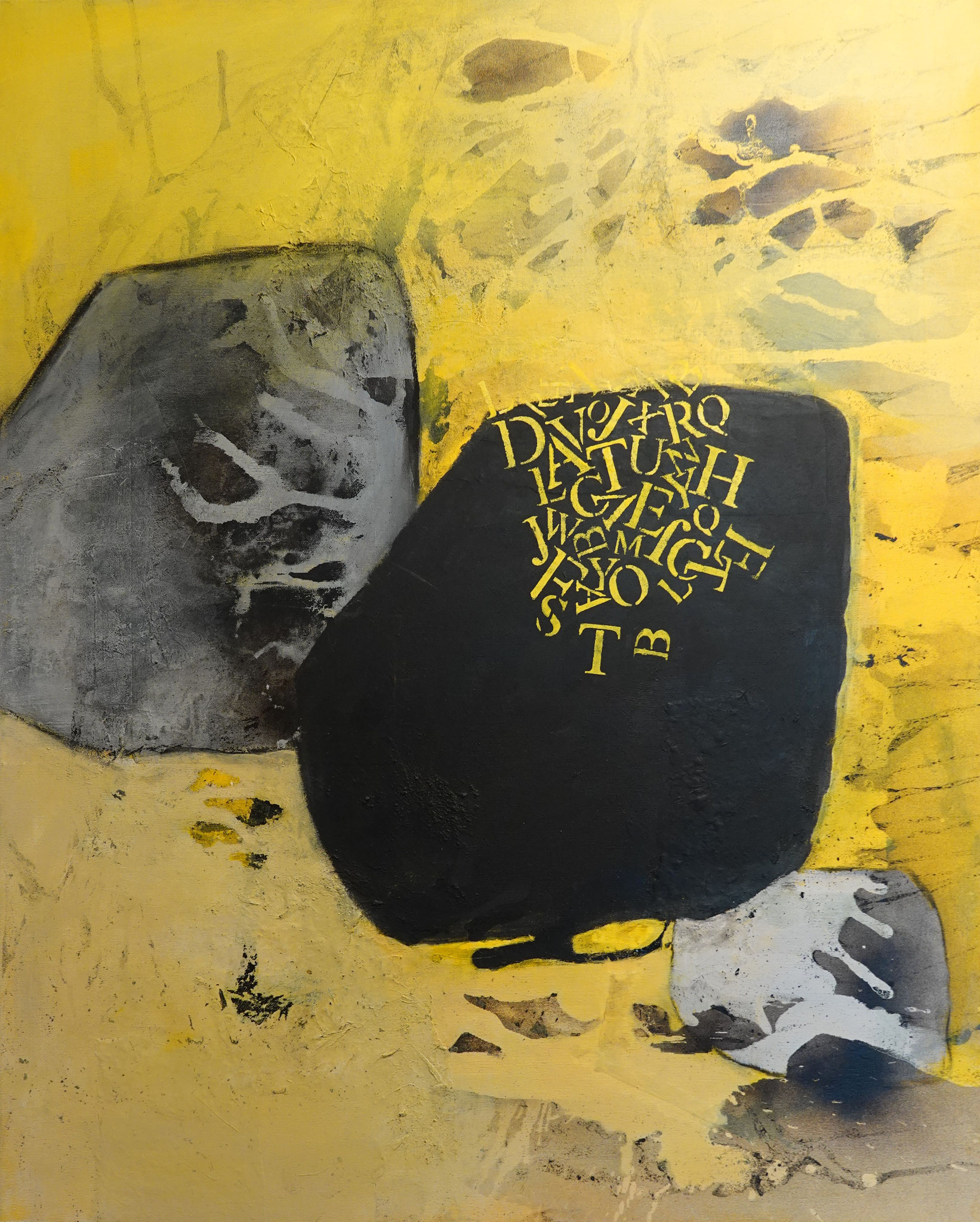 Buchstabensalat  (100 x 80)  € 720
