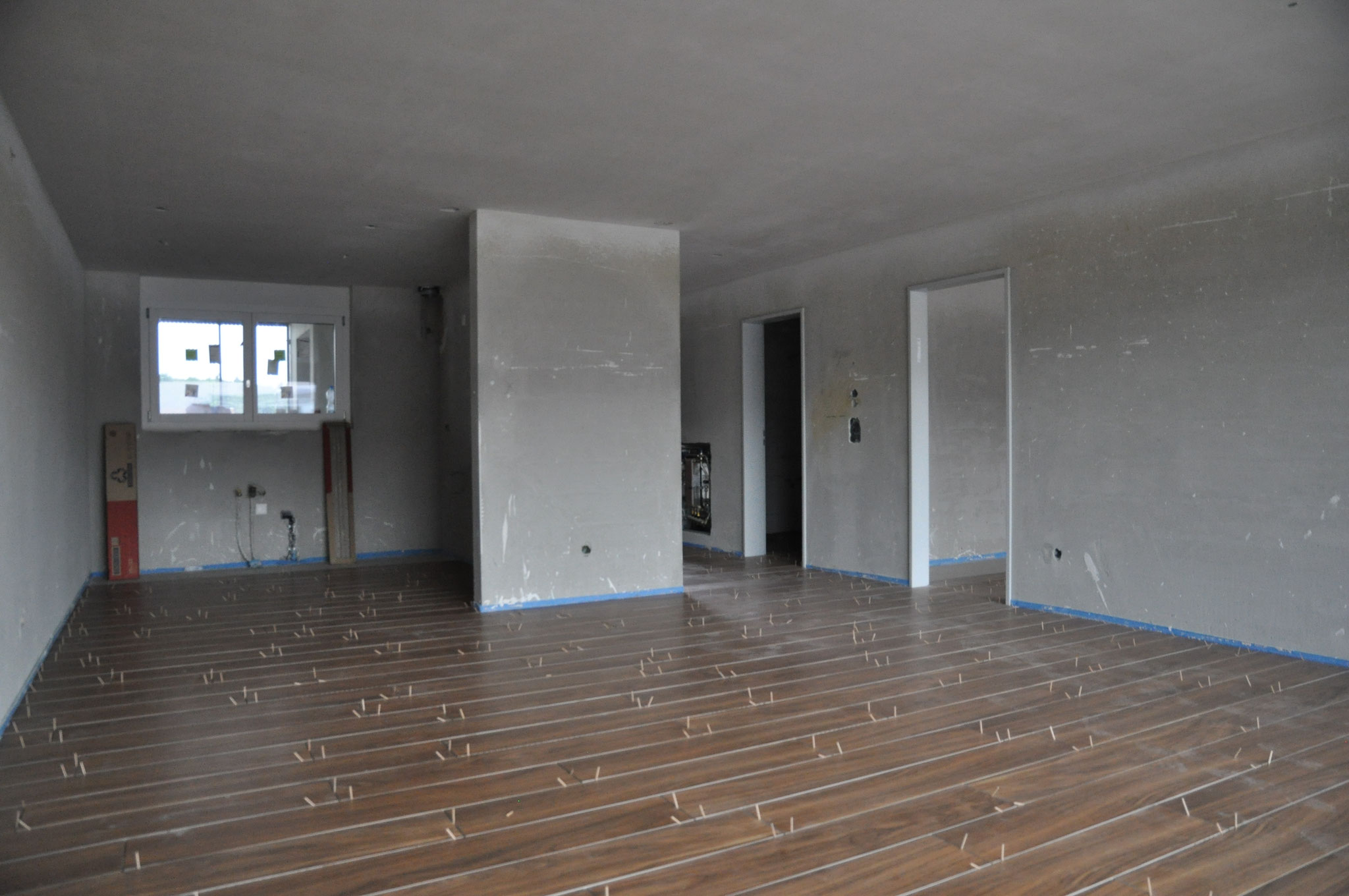 Innenausbau Küche/Essen/Wohnen 2,5 Zimmer Wohnung Einheit C (Mai 2016)
