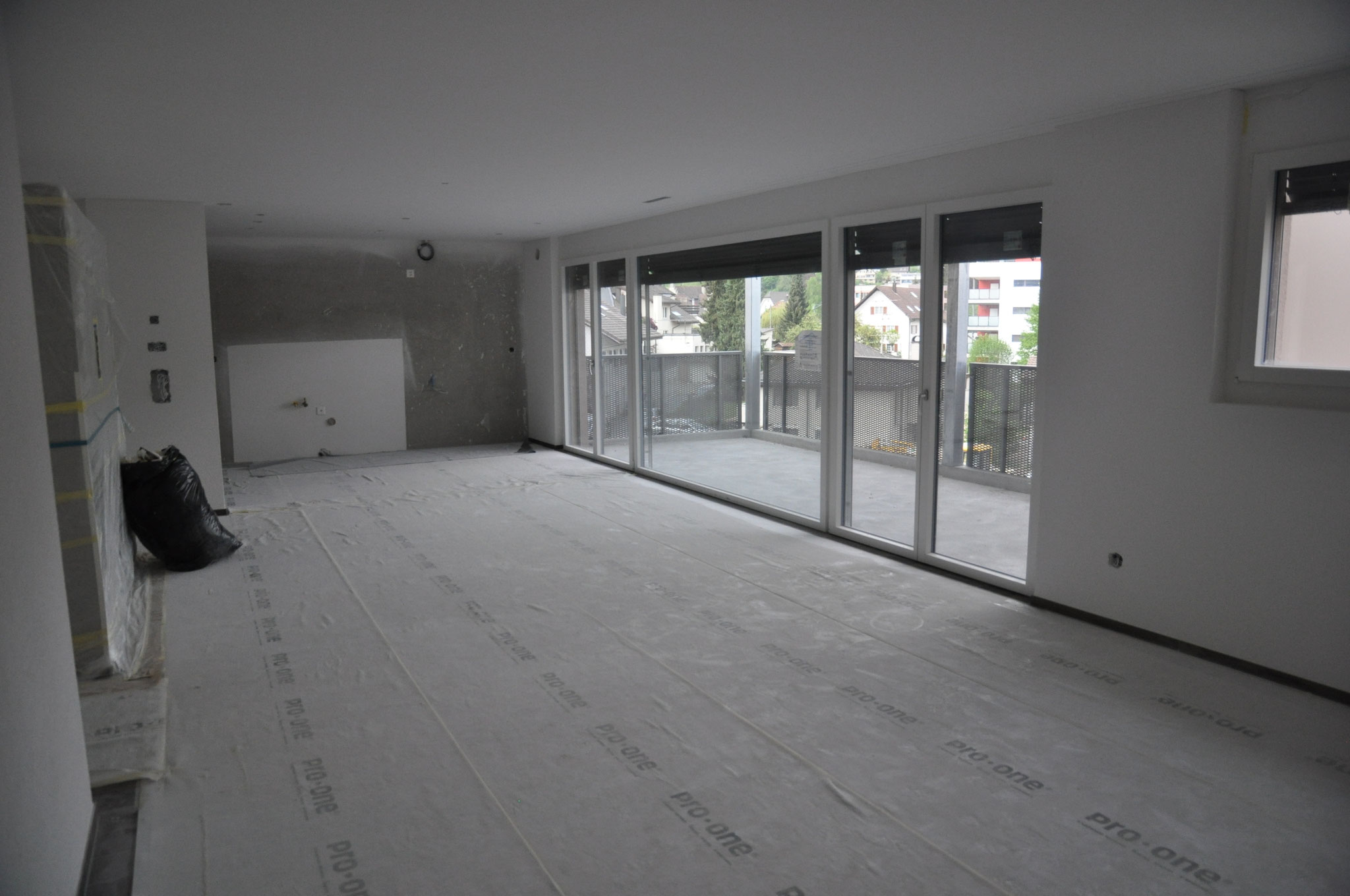 Innenausbau Küche/Essen/Wohnen 4,5 Zimmer Wohnung Einheit B (Mai 2016)