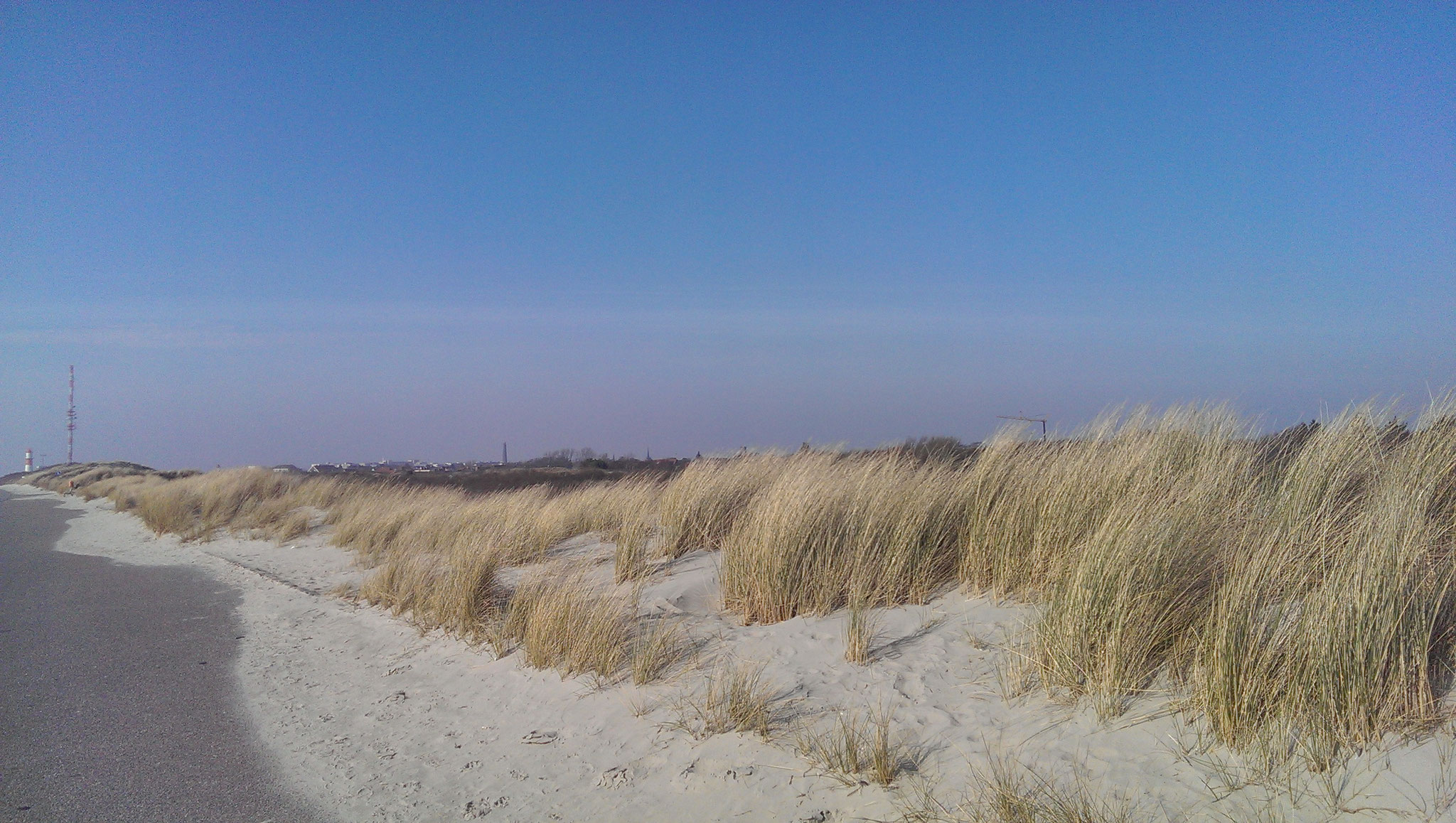 Blick auf Borkum