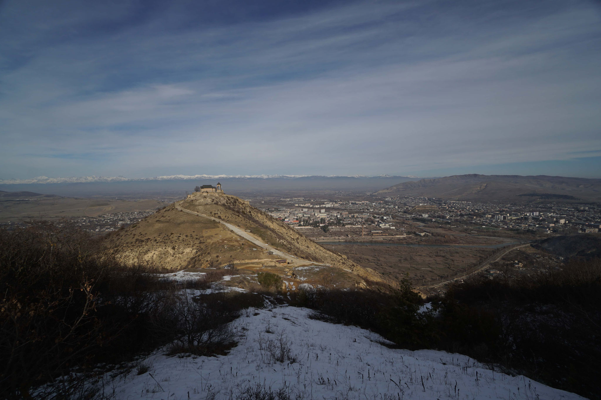 En rentrant à Tbilissi