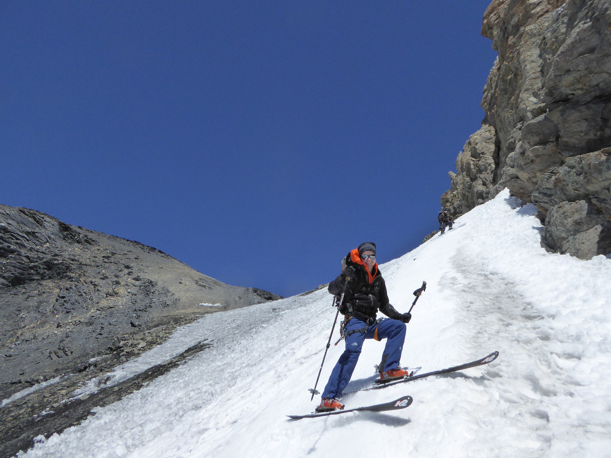 Descente col de la Lauze