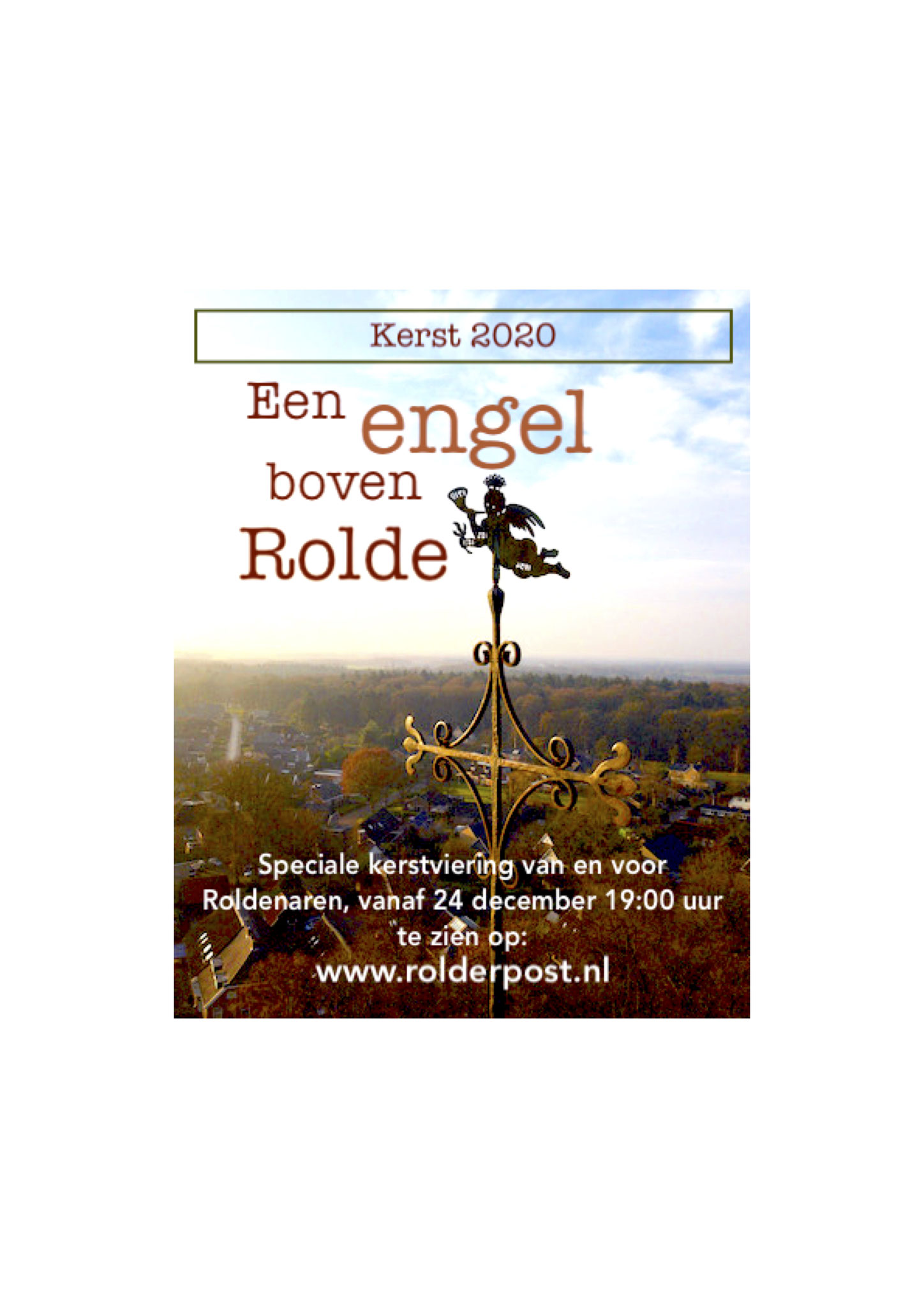 ontwerp flyer 'een engel boven rolde'