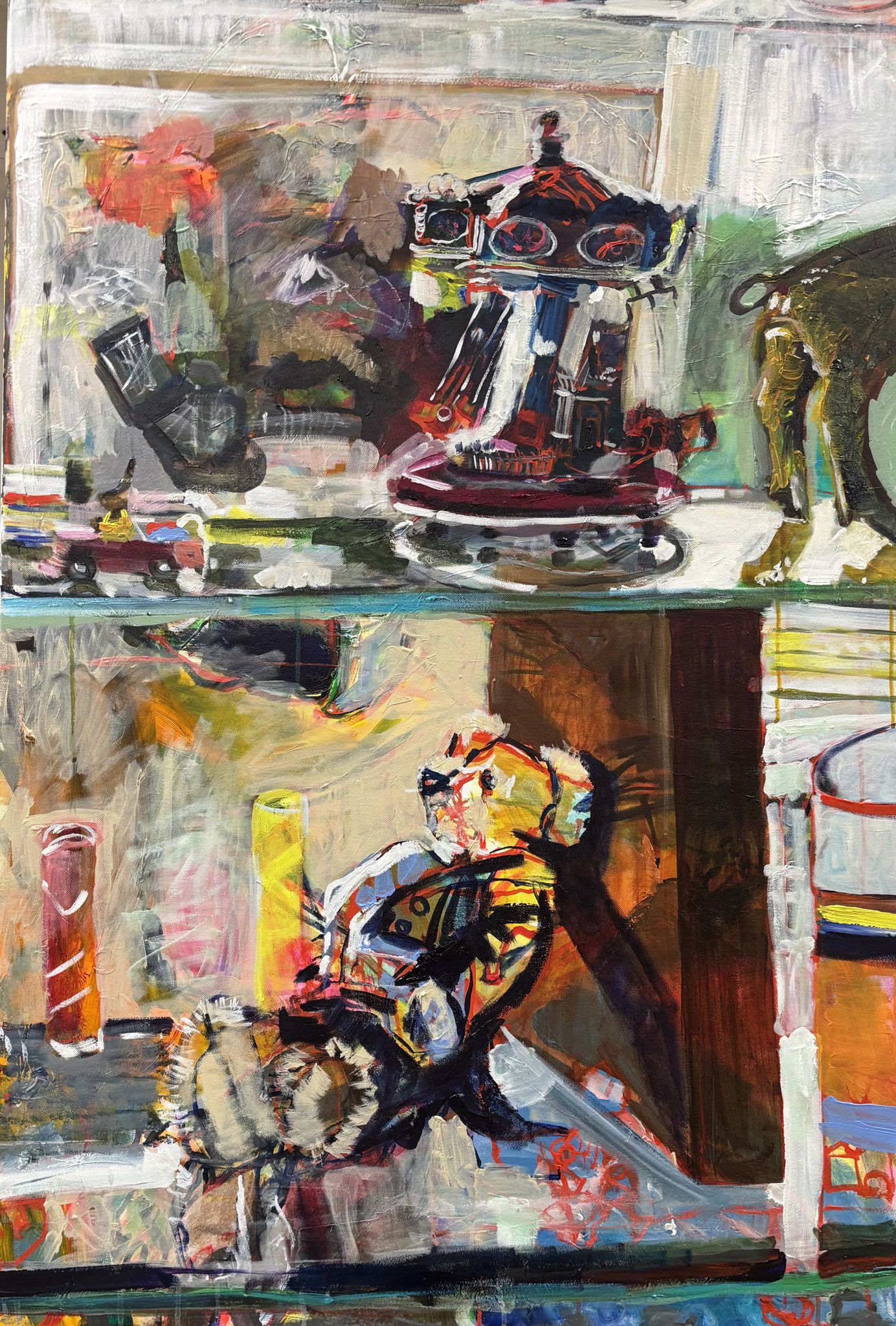 Interieur 18, 120x80, acrylic on canvas