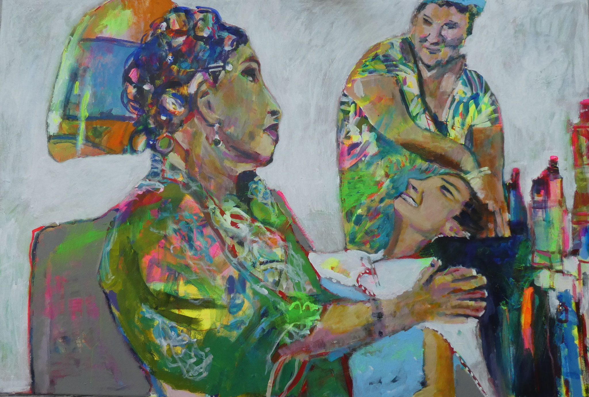 Auge in Auge: Notting Hill, 80x120, acrylic on canvas