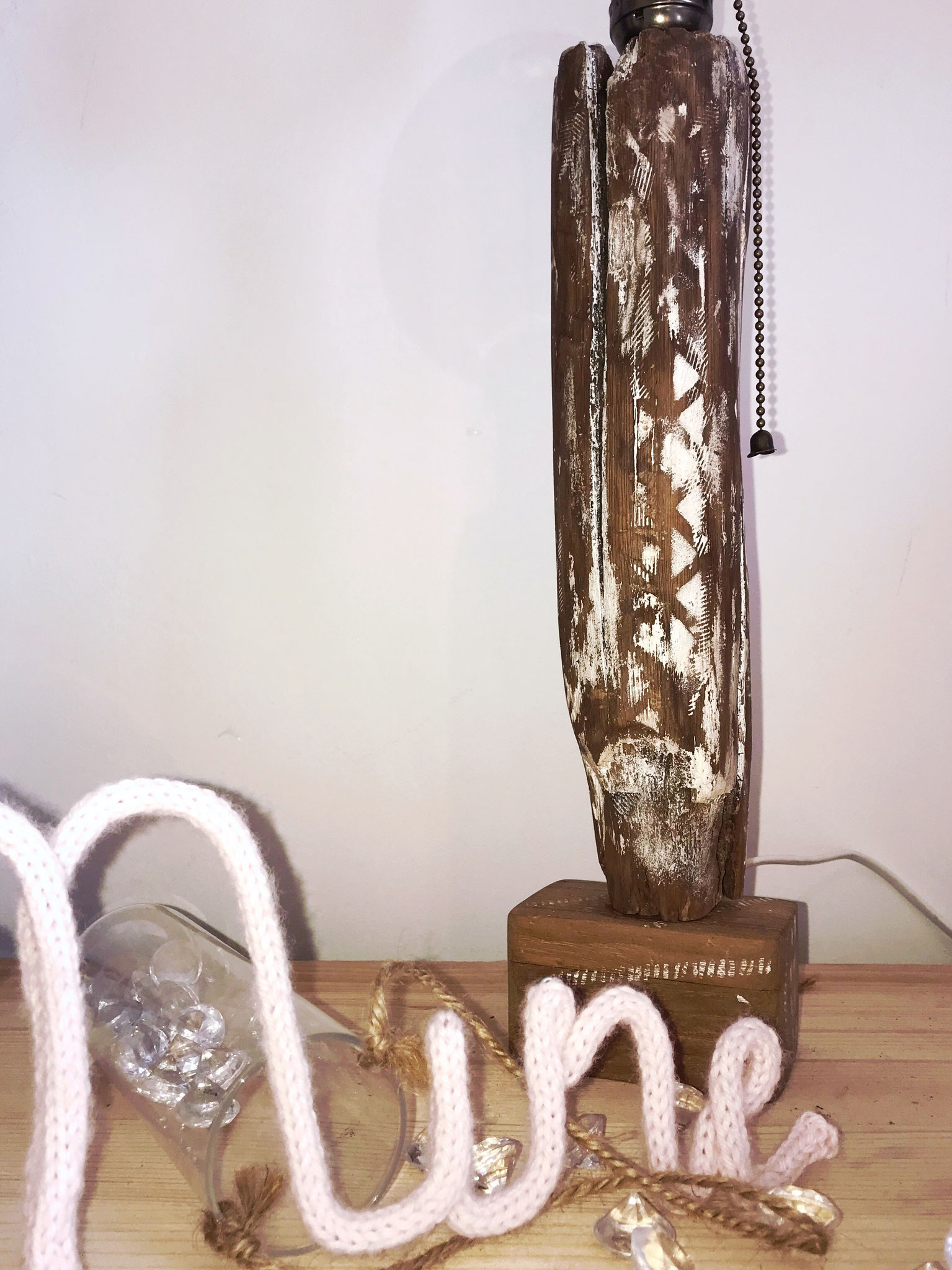 Lampe artistique artisanale