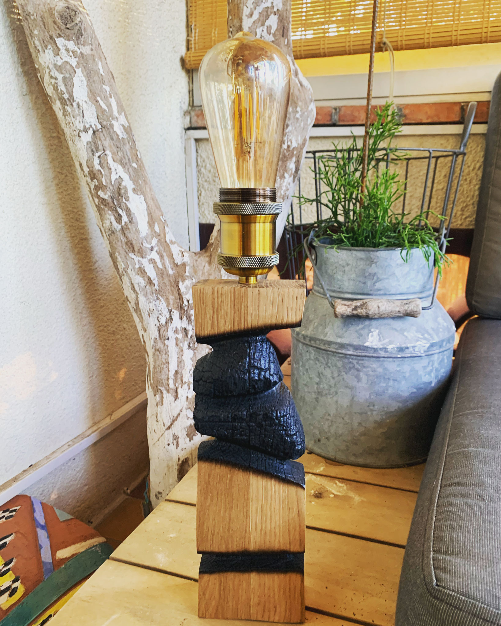 Lampe artistique artisanale