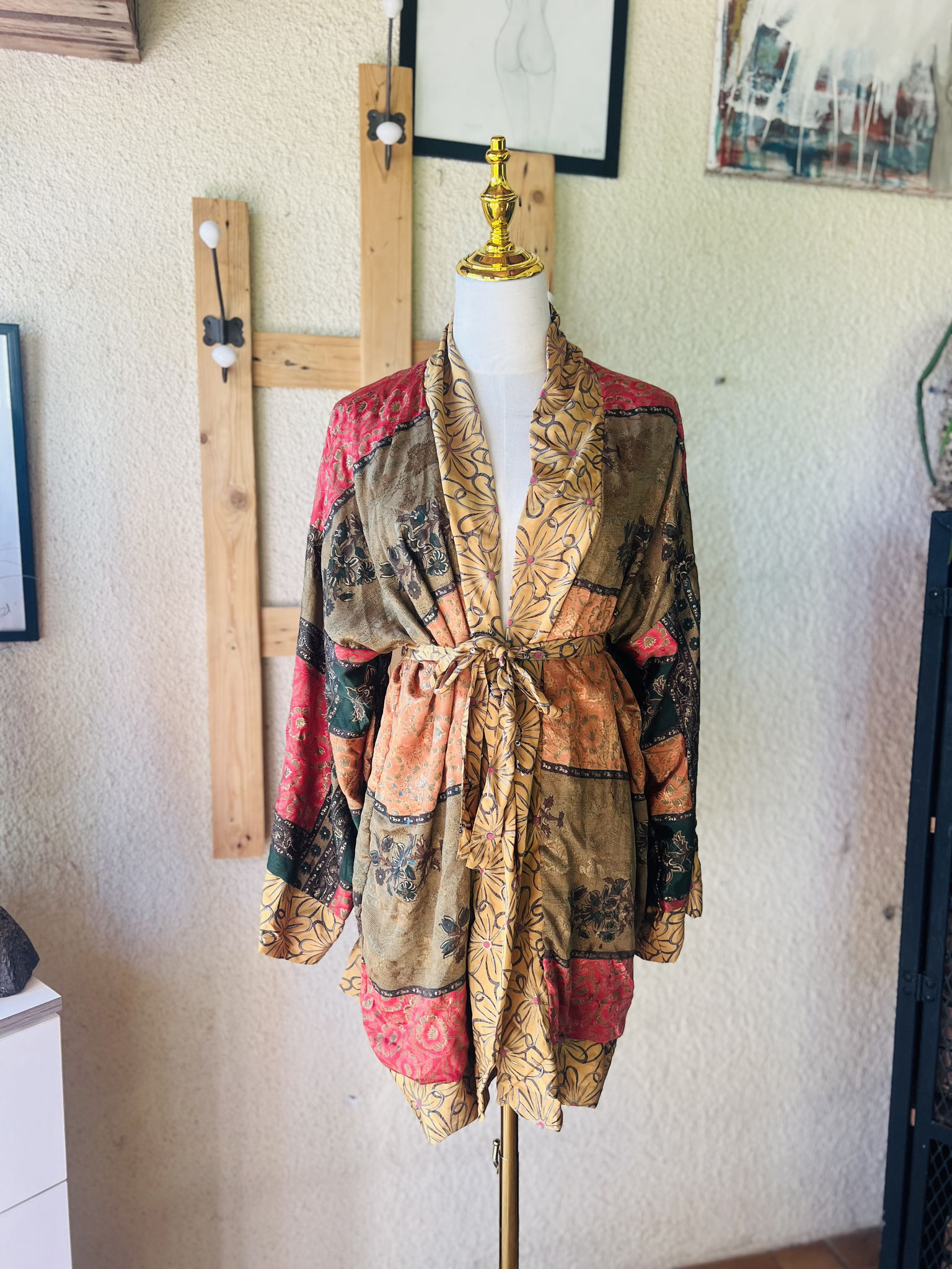 Kimono court – manches et finitions artisanales