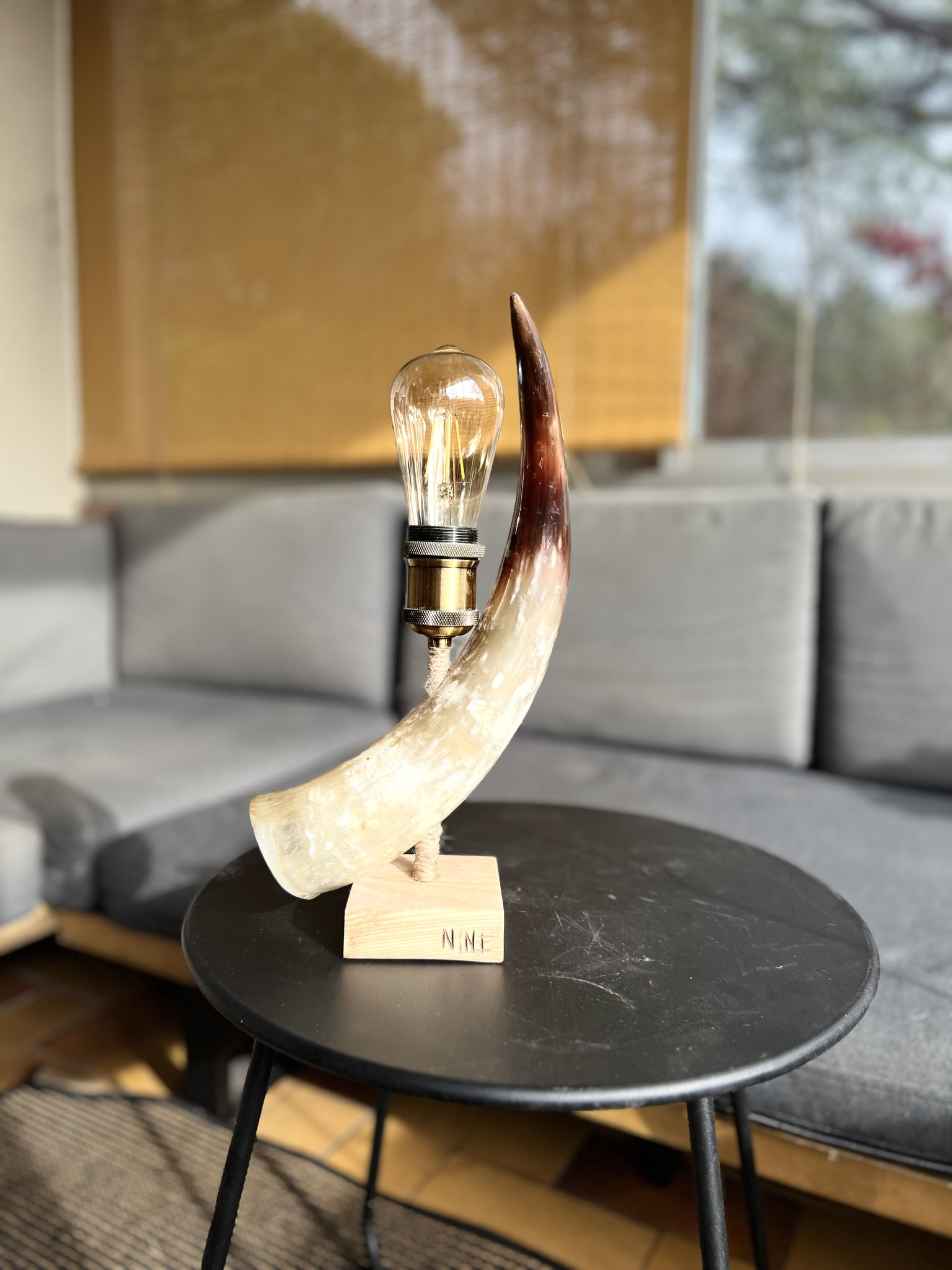Lampe industrielle artisanale