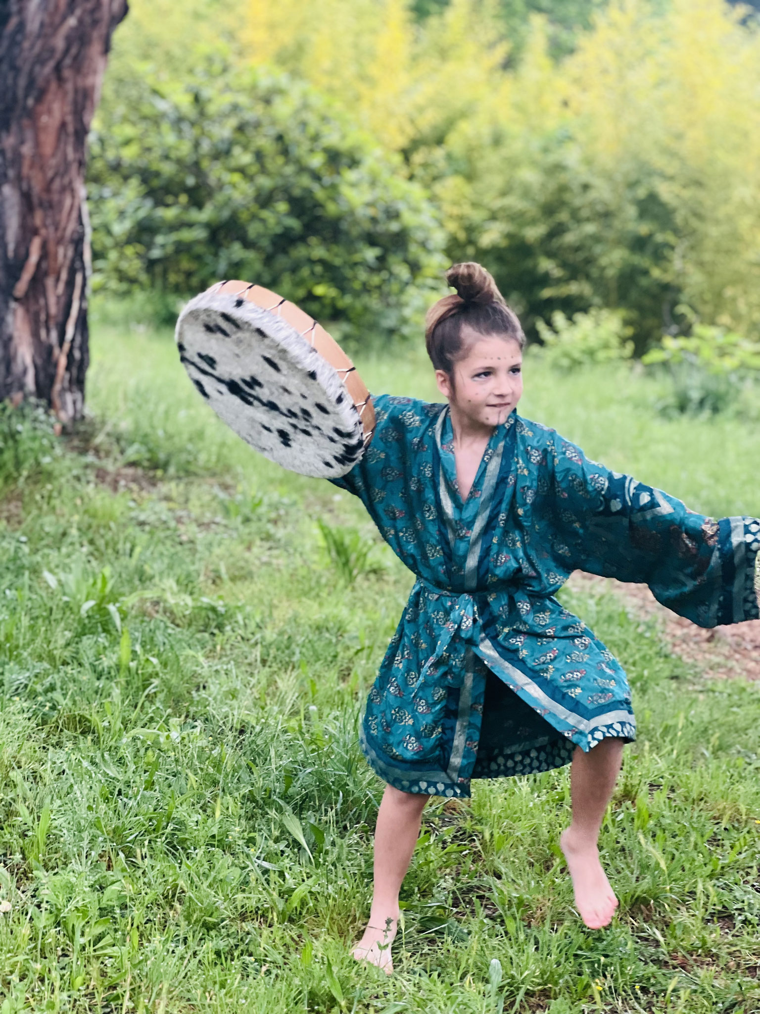 Kimono enfant réversible – Style décontracté et léger