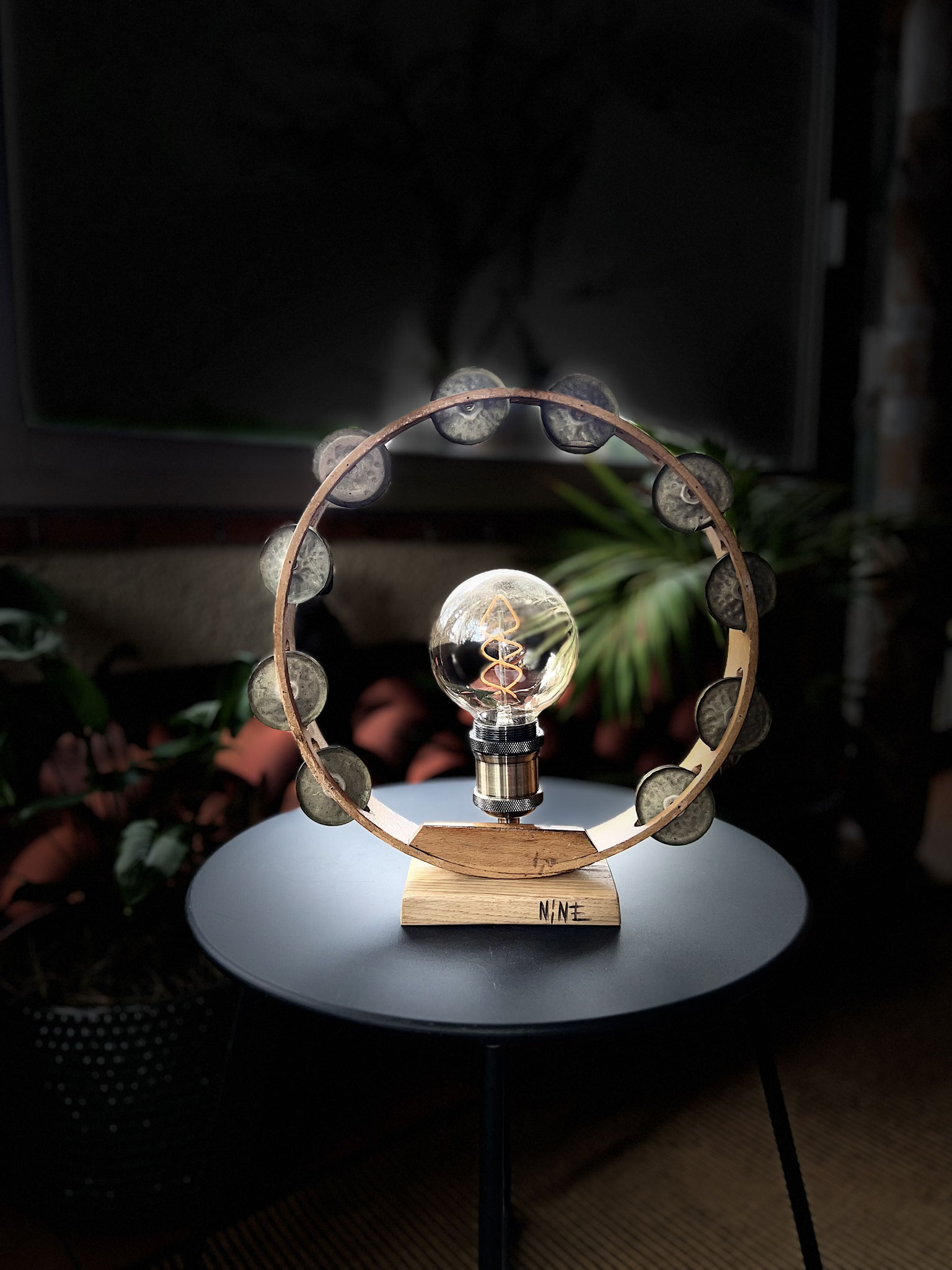 Lampe industrielle artisanale