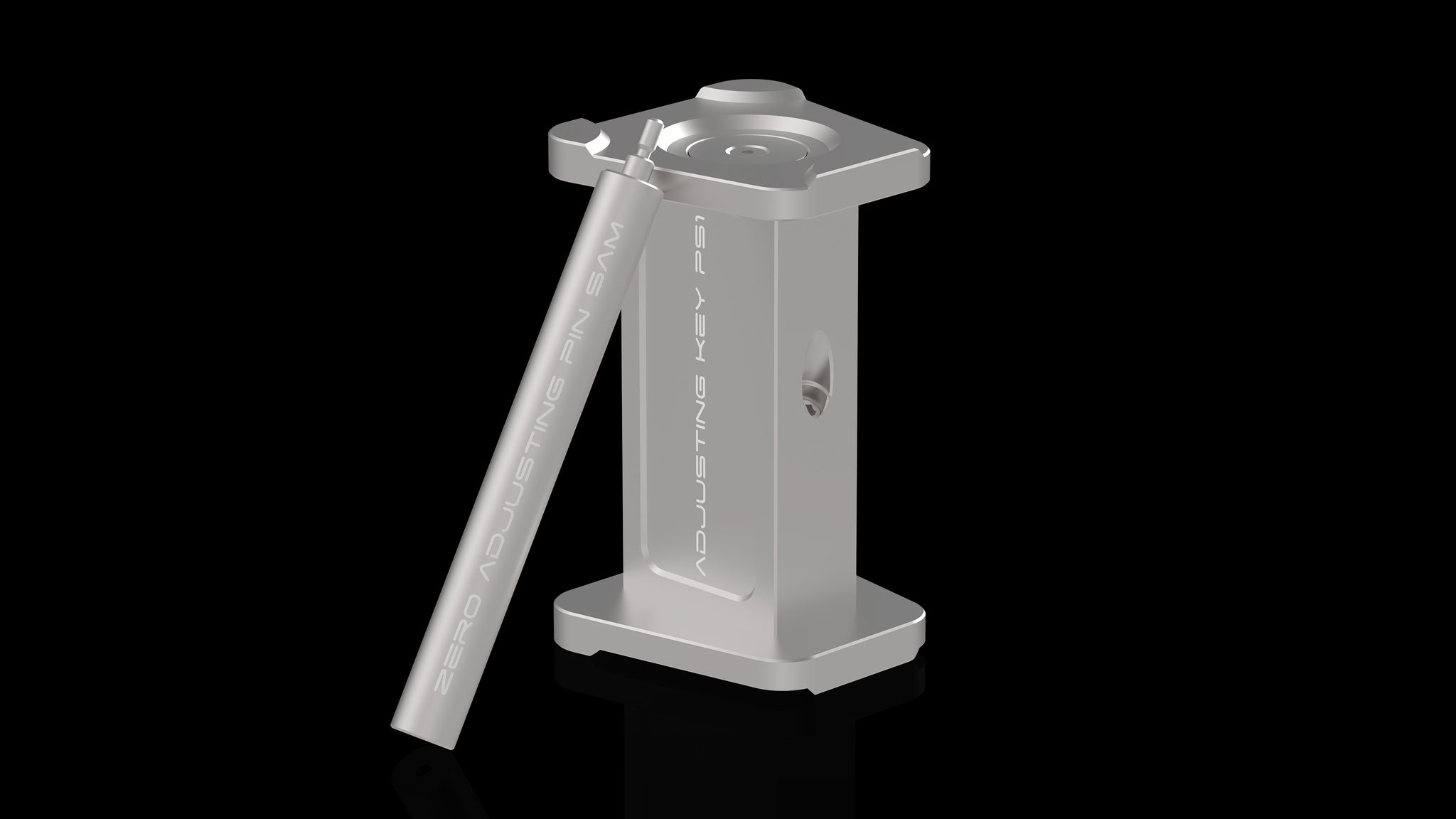 STEP 13  注意：咬合器のキャリブレーションには、アジャスティングキーおよび対応するゼロアジャスティングピンを含む専用キットを使用します。咬合器の種類によっては、追加のアクセサリーが必要となる場合があります