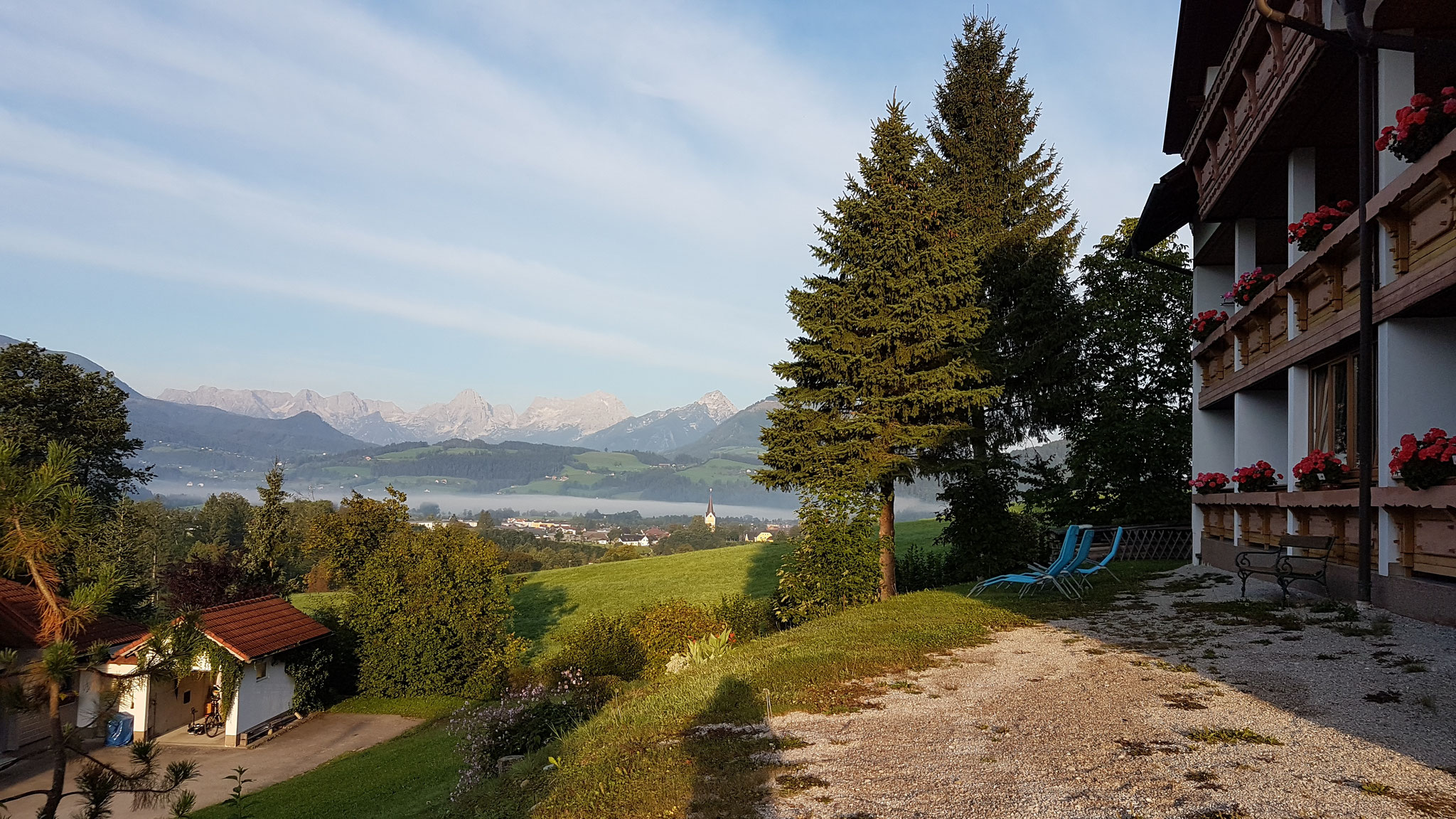 Sonnenliegen mit Fernsicht