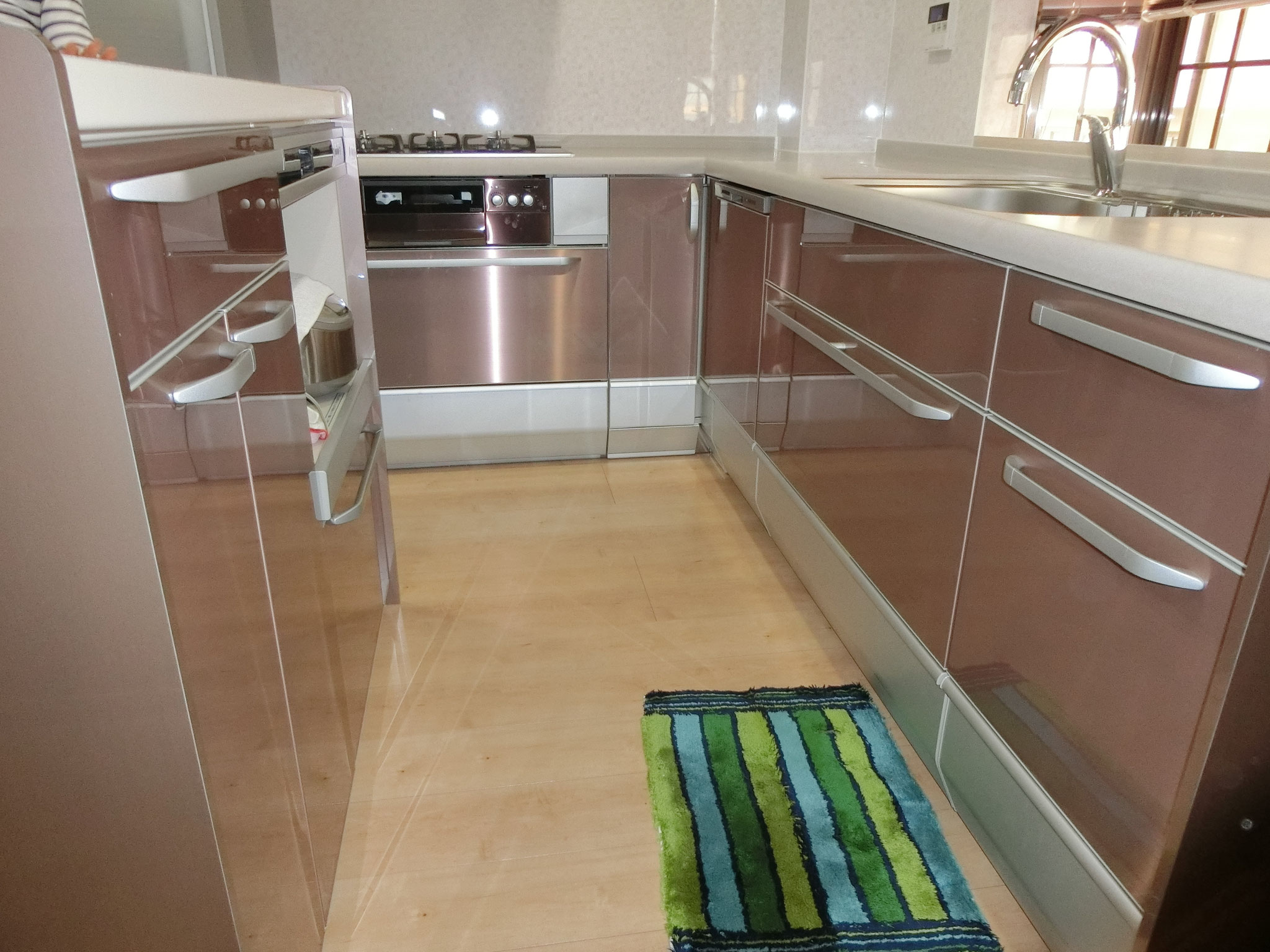 【施工後】2人でも料理OK幅広キッチン