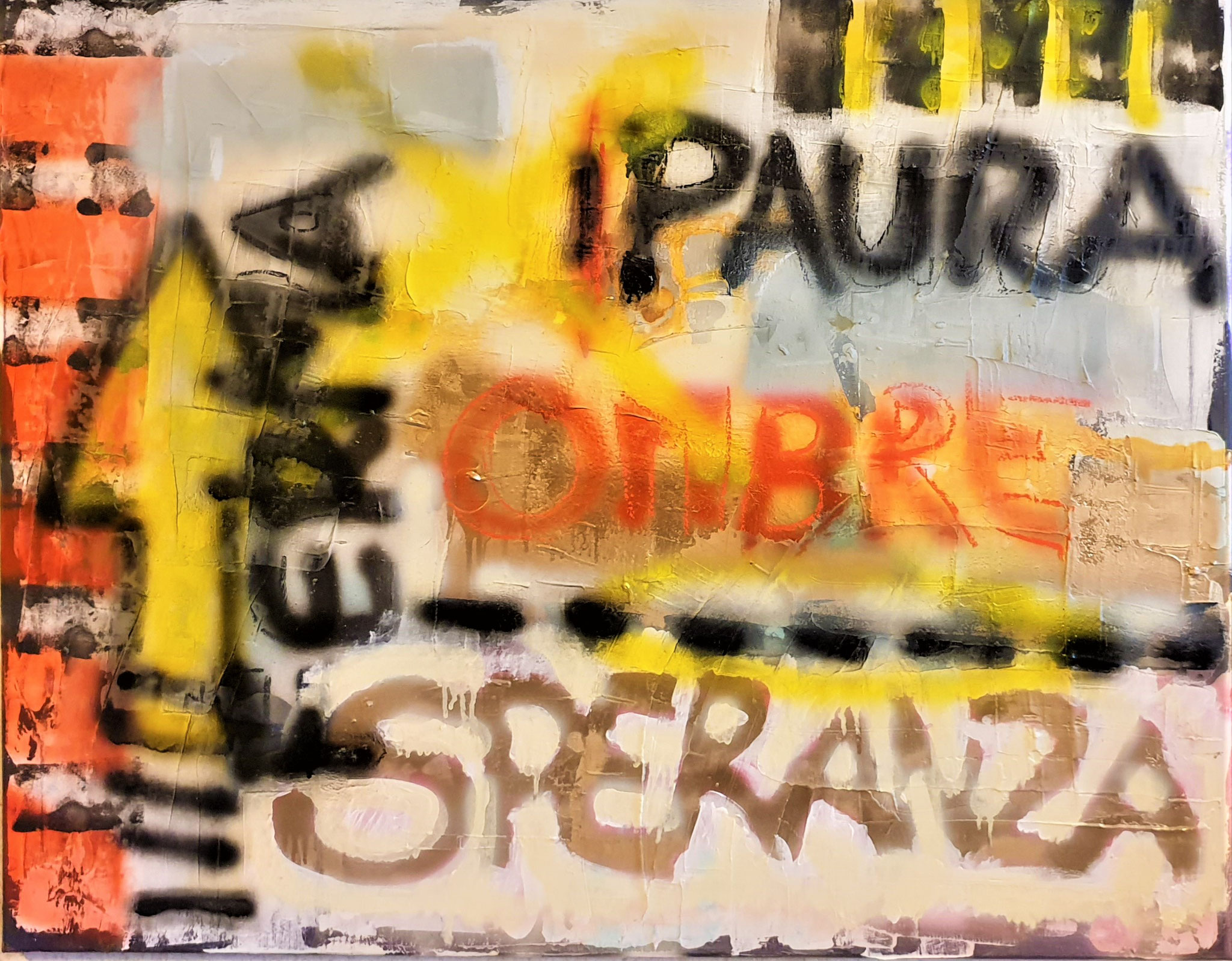 Paura, 100 x 120 cm 
