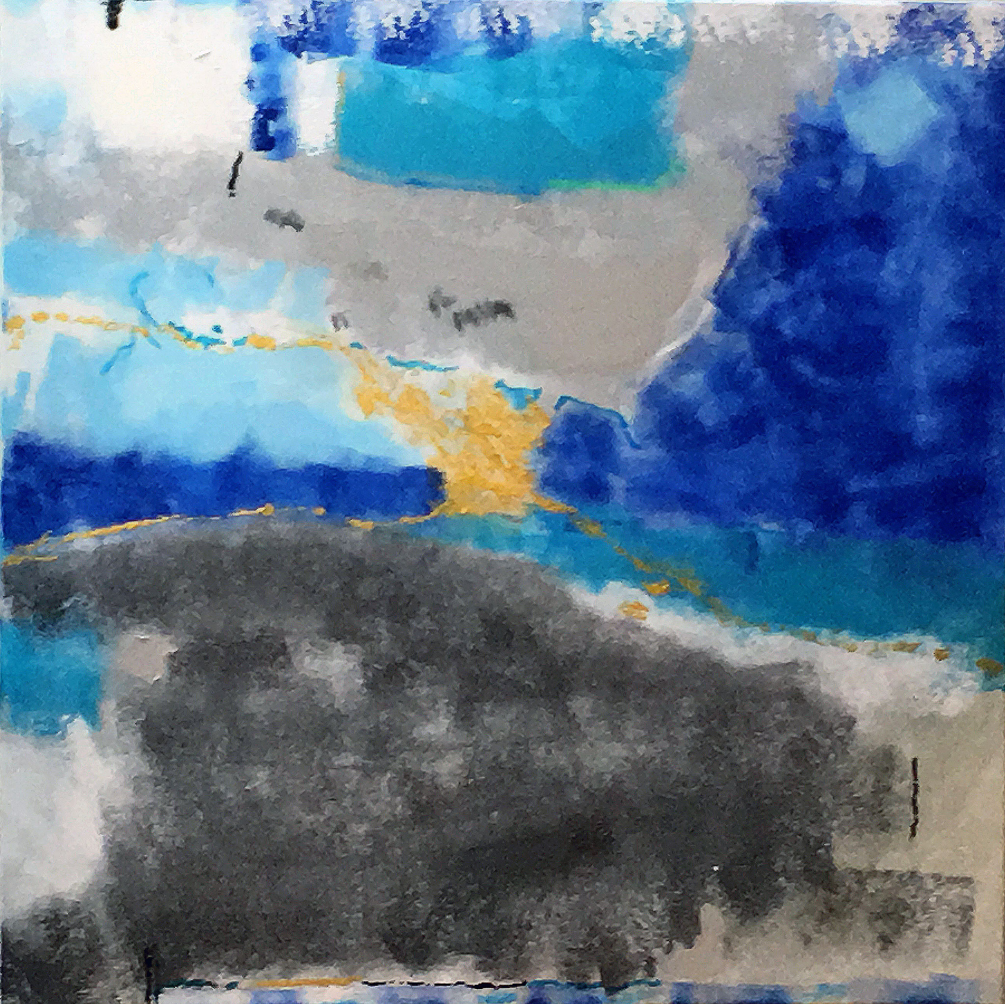 Angelo, 100 x 100 cm, VERKAUFT 