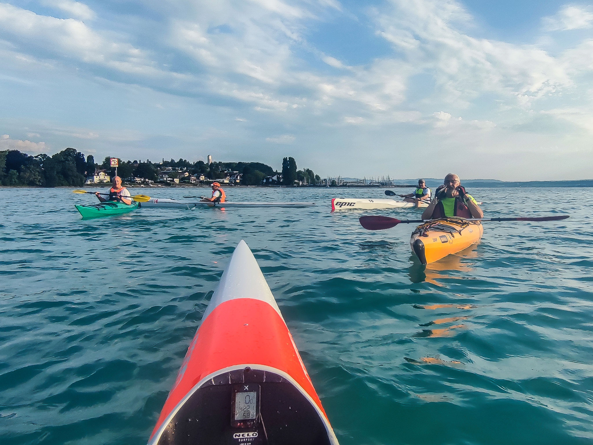 Übergabe vom Paddel-Club Kreuzlingen an den Kanu-Club Konstanz bei Staad (Foto: Herman Peter)