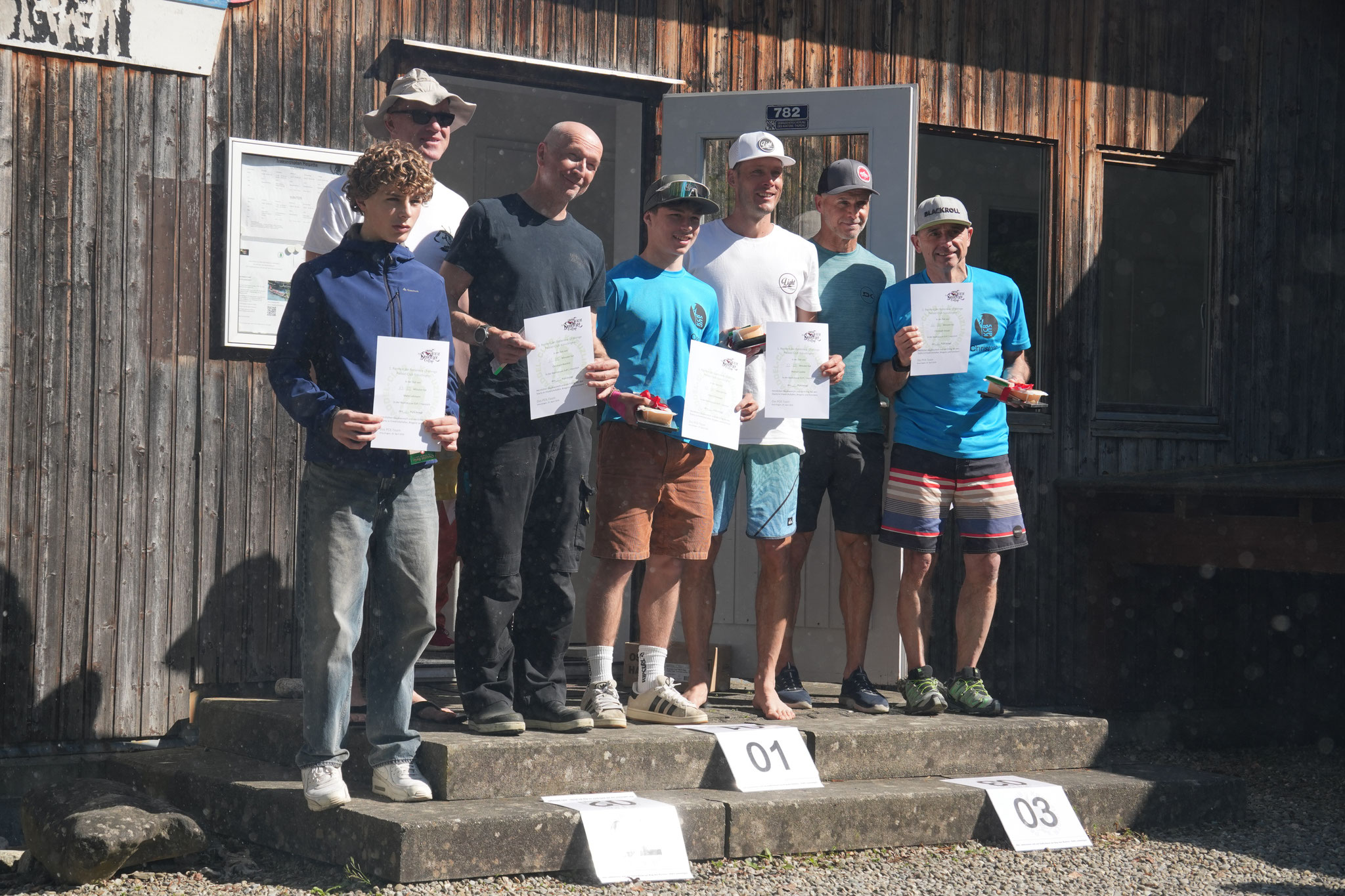 Siegerehrung SUP Herren