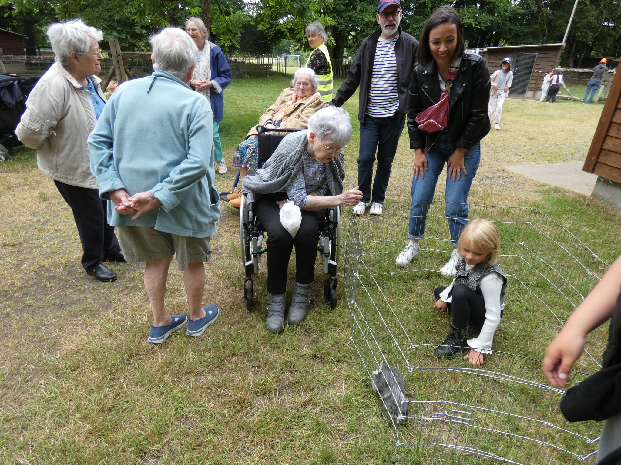 entre les plus petits et les Seniors