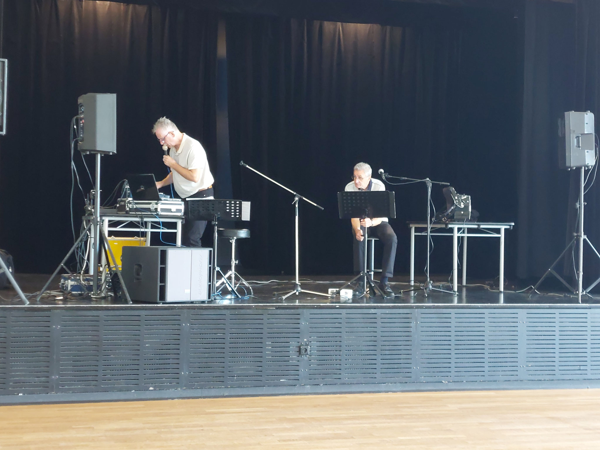 Installation des musiciens