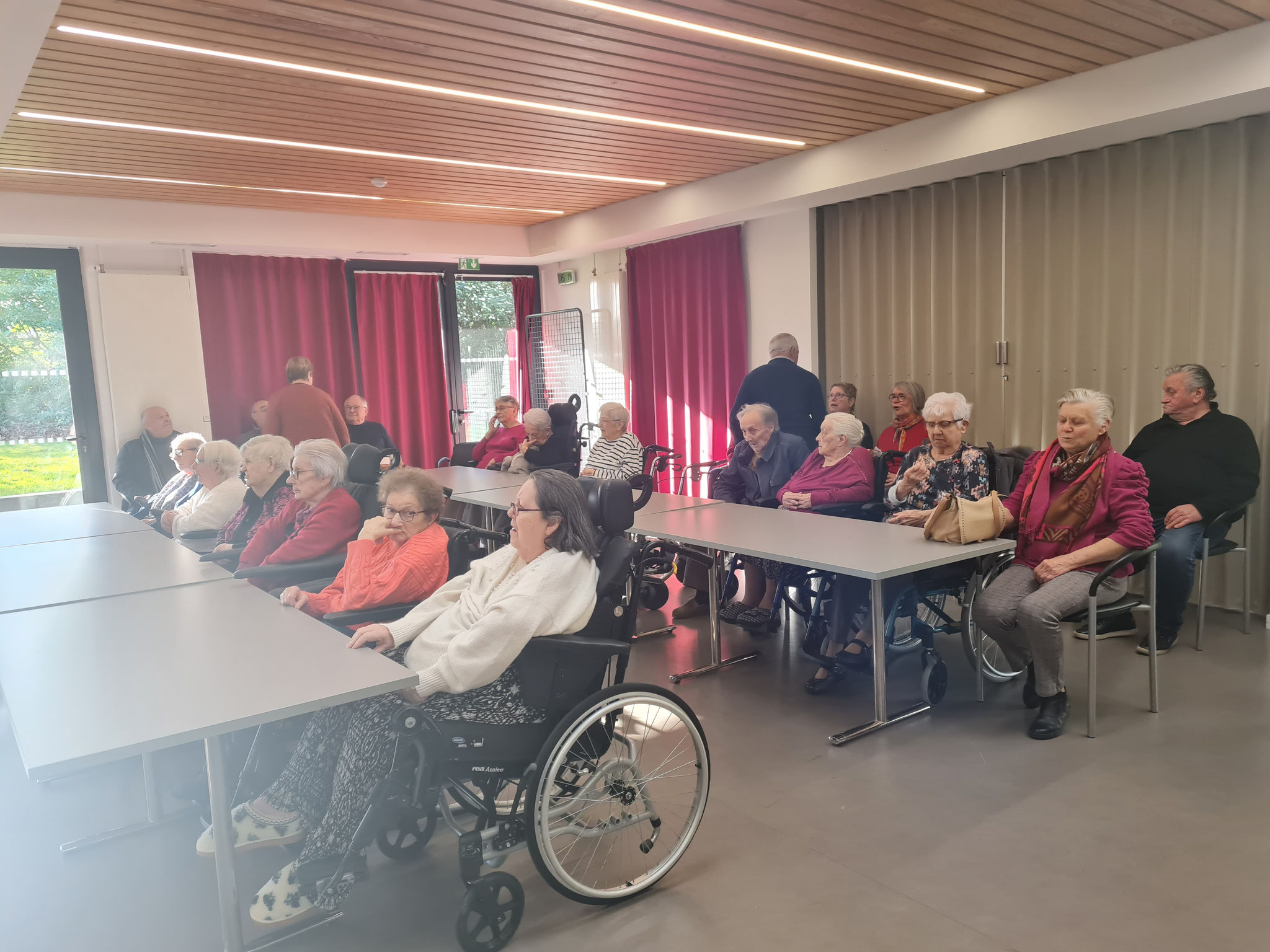 Des spectateurs attentifs