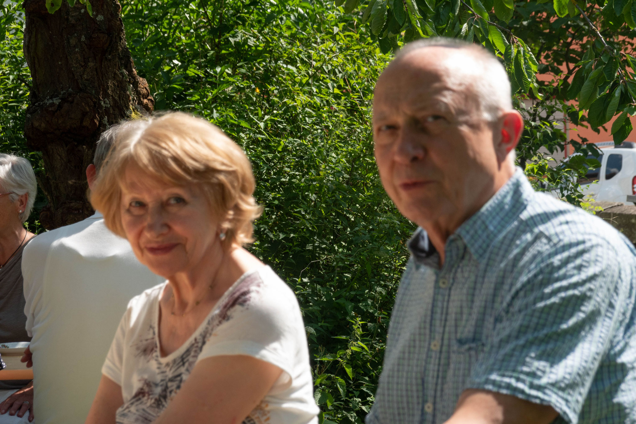 Unser ehemaliger Schatzmeister Wolfgang Zitzmann mit seiner Frau