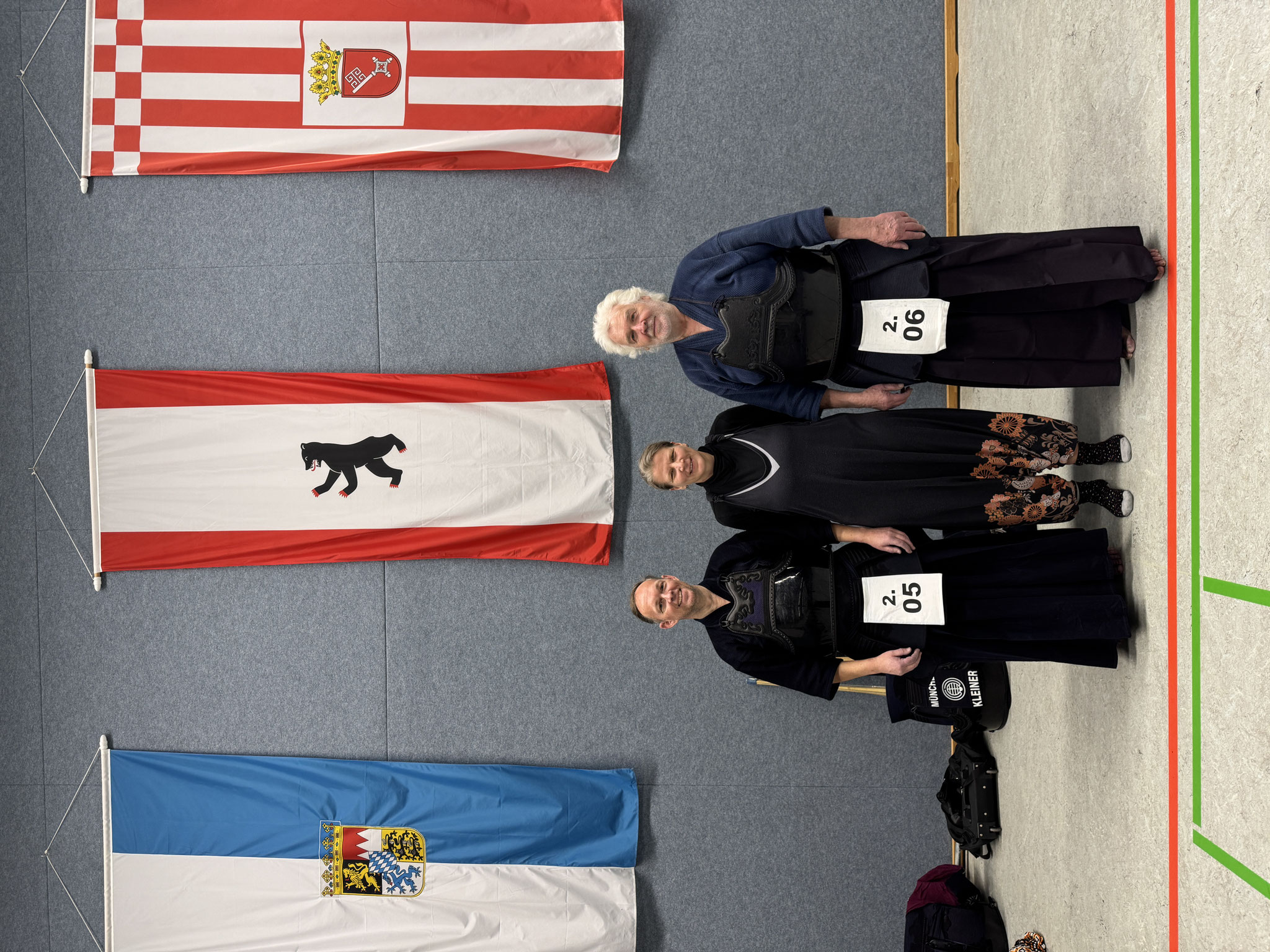 Kangeiko 2025 mit Klaus, Olaf und Ute