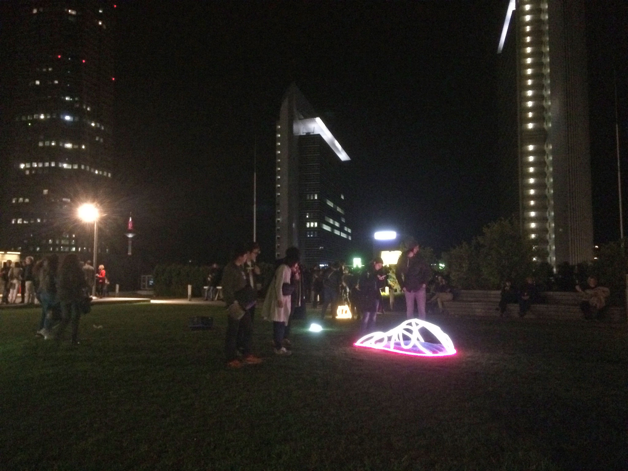 Musenträne, während der Nacht der Museen Frankfurt, 2016