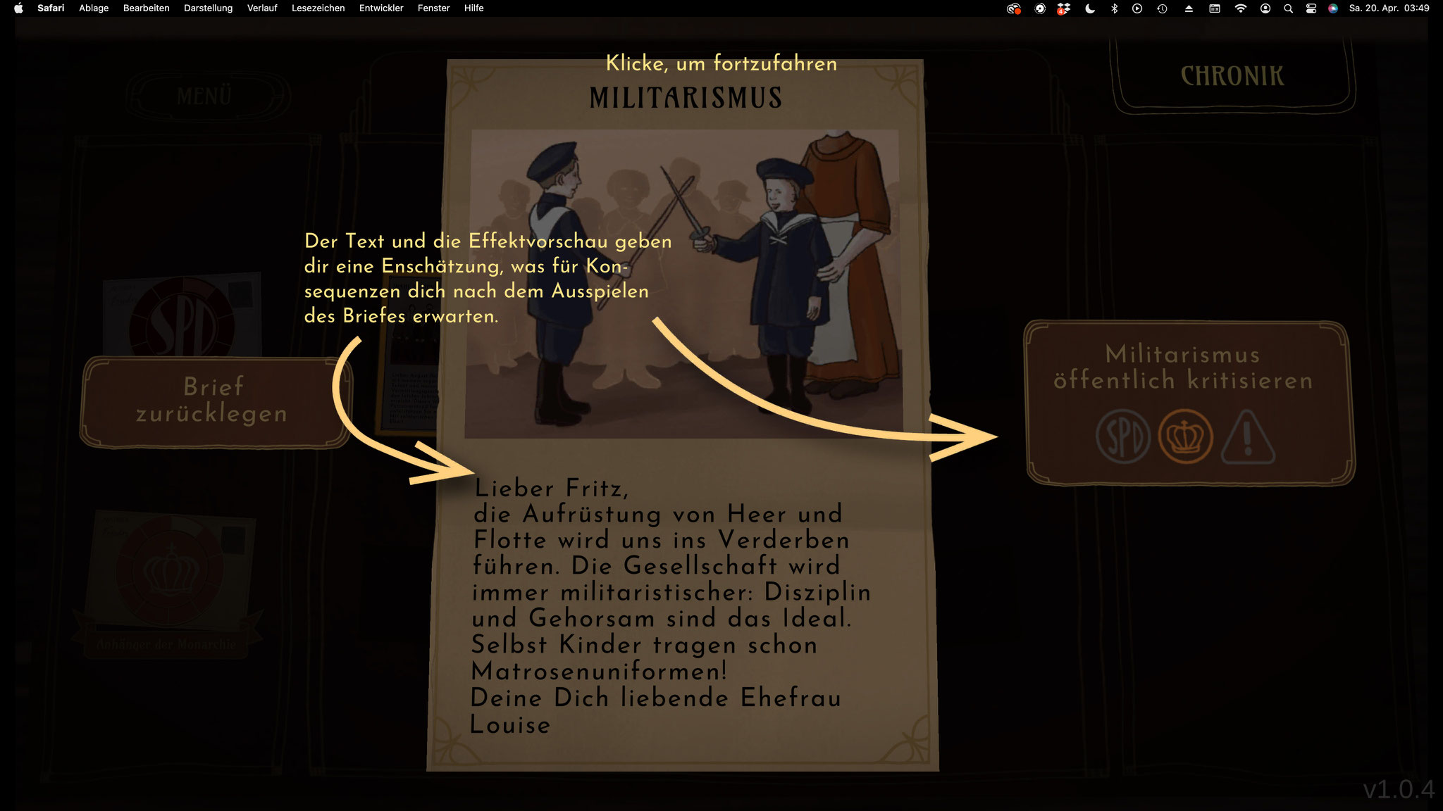 Bestes Serious Game: "Friedrich Ebert – Der Weg zur Demokratie" von Playing History