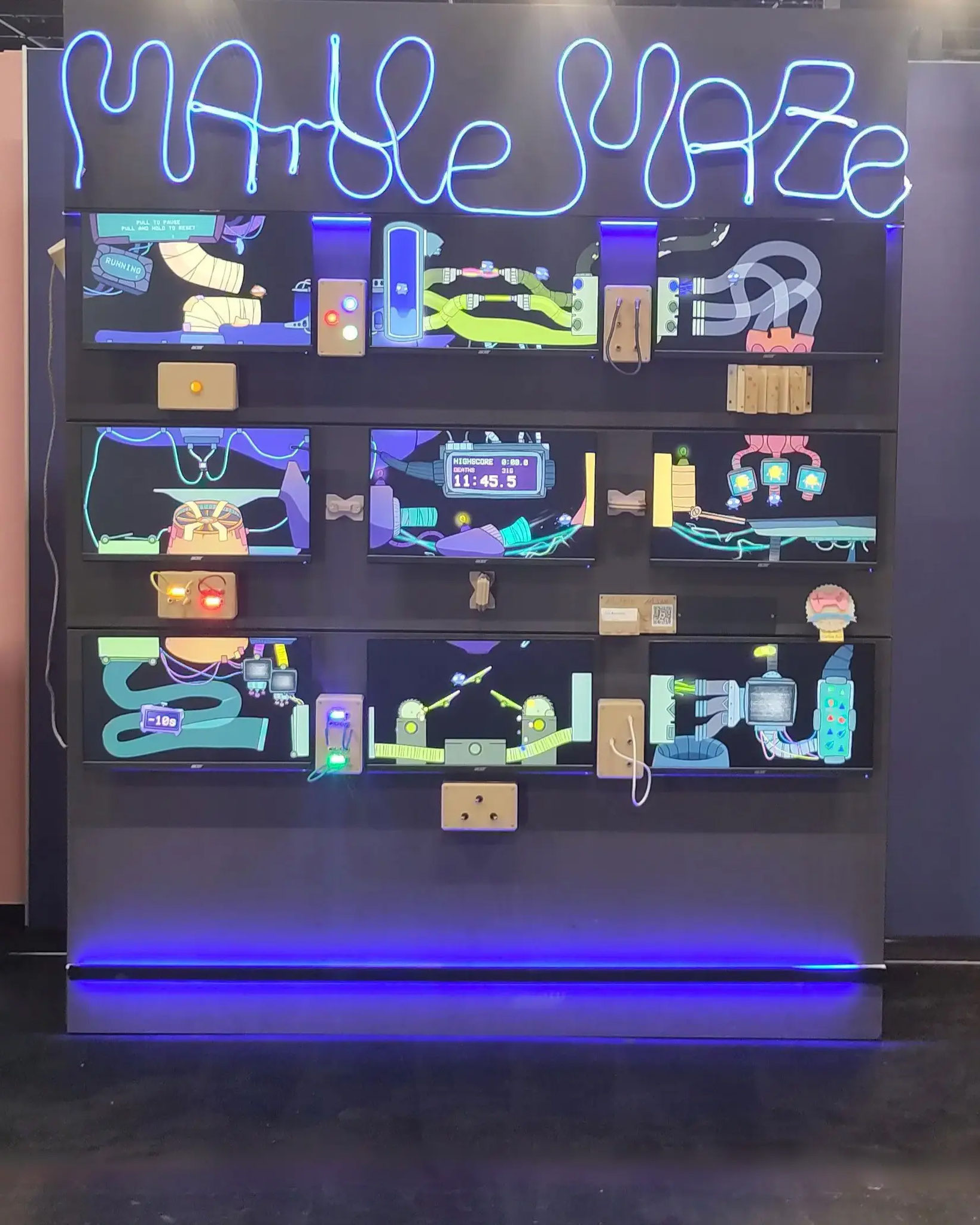 Beste Innovation und Technologie: "Marble Maze" von Fox Assembly ist eine Kombi aus Game und interaktive Kunst-Installation