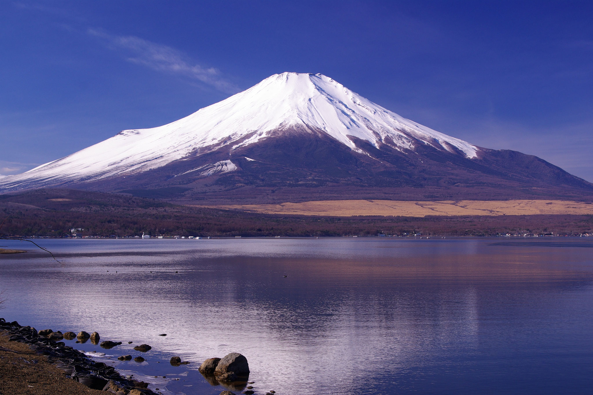 冬の山中湖