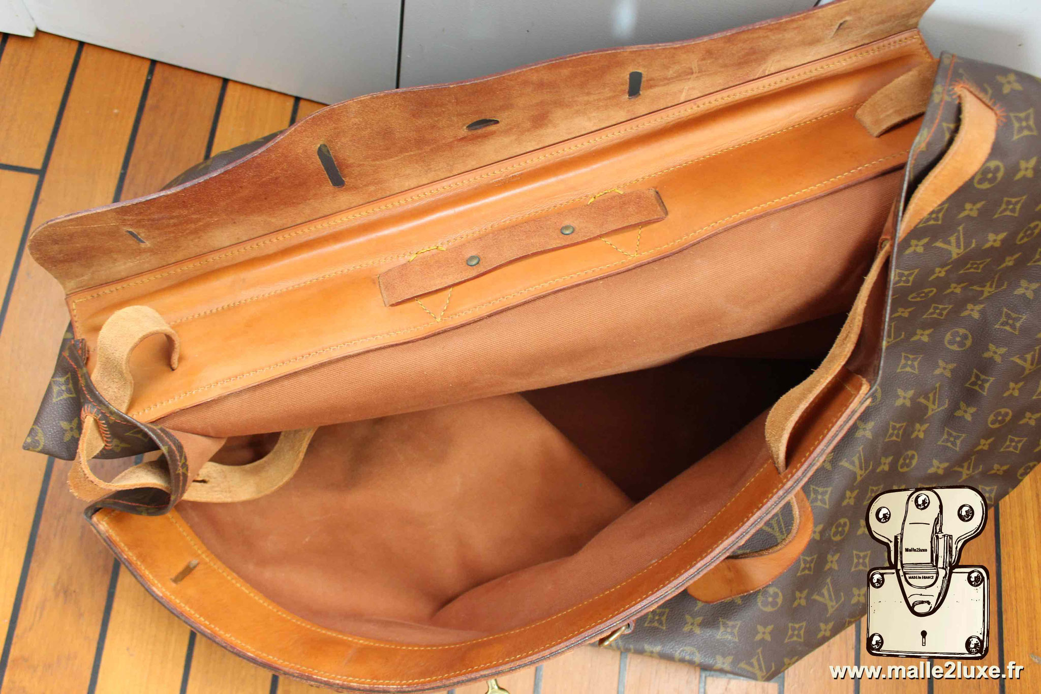 Sac steamer bag Louis Vuitton vintage collection 1975 Malle2luxe