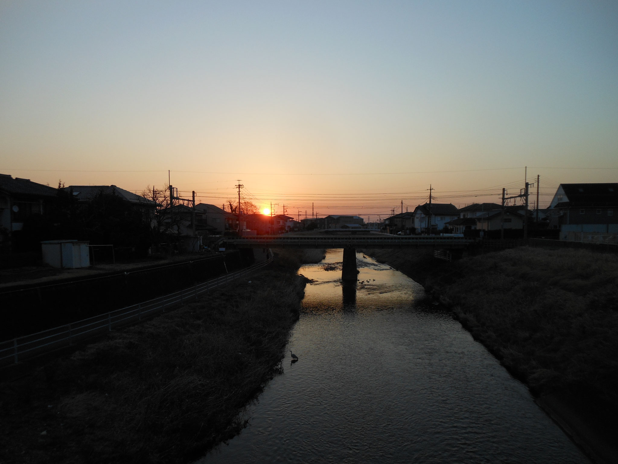 今日の朝日