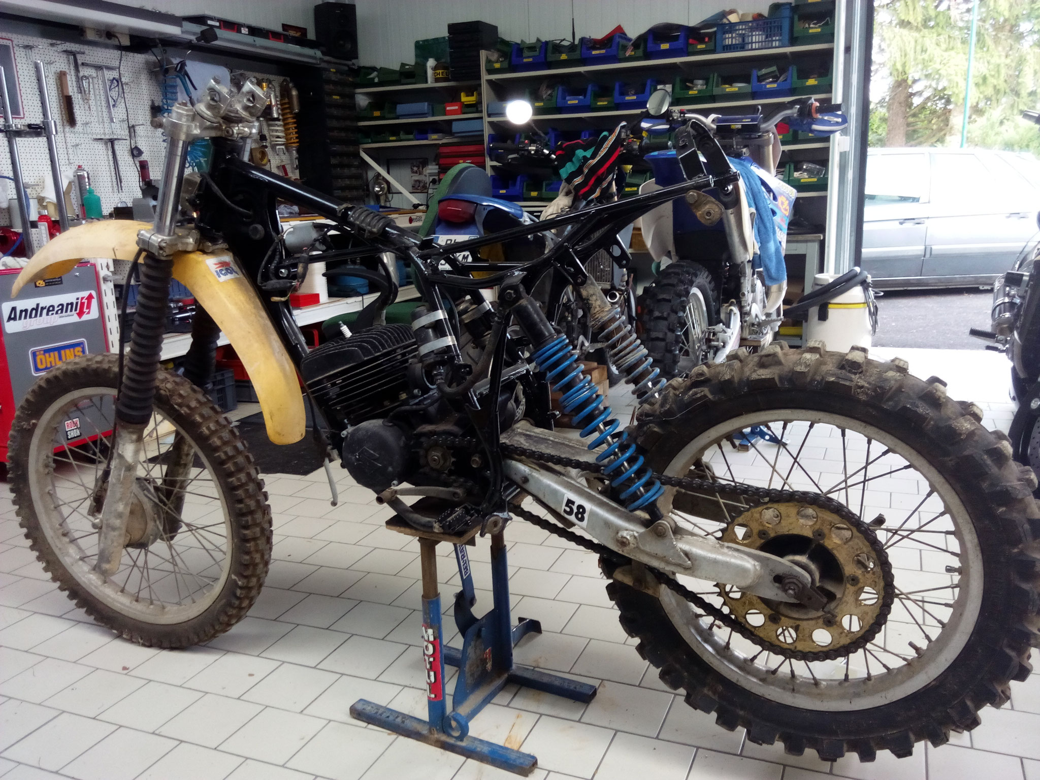 Restauration Moto Cross Anciennes Site De Mp Suspensions 58