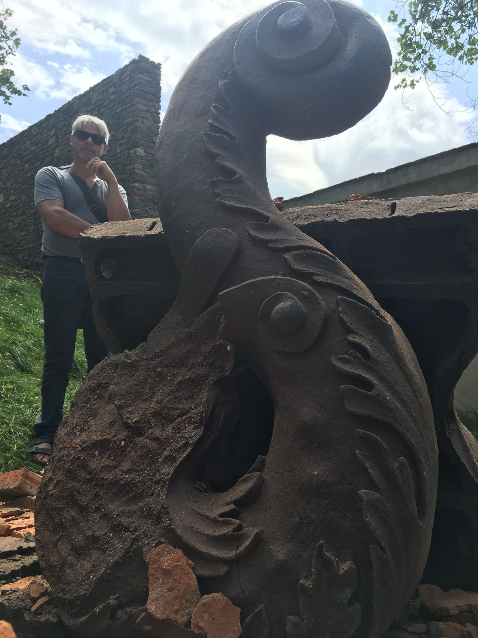 Schallaburg historischer Terracottabrand von Josef Uiberlacher