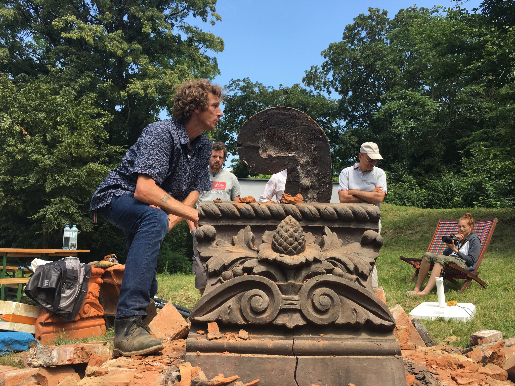 Schallaburg historischer Terracottabrand von Josef Uiberlacher