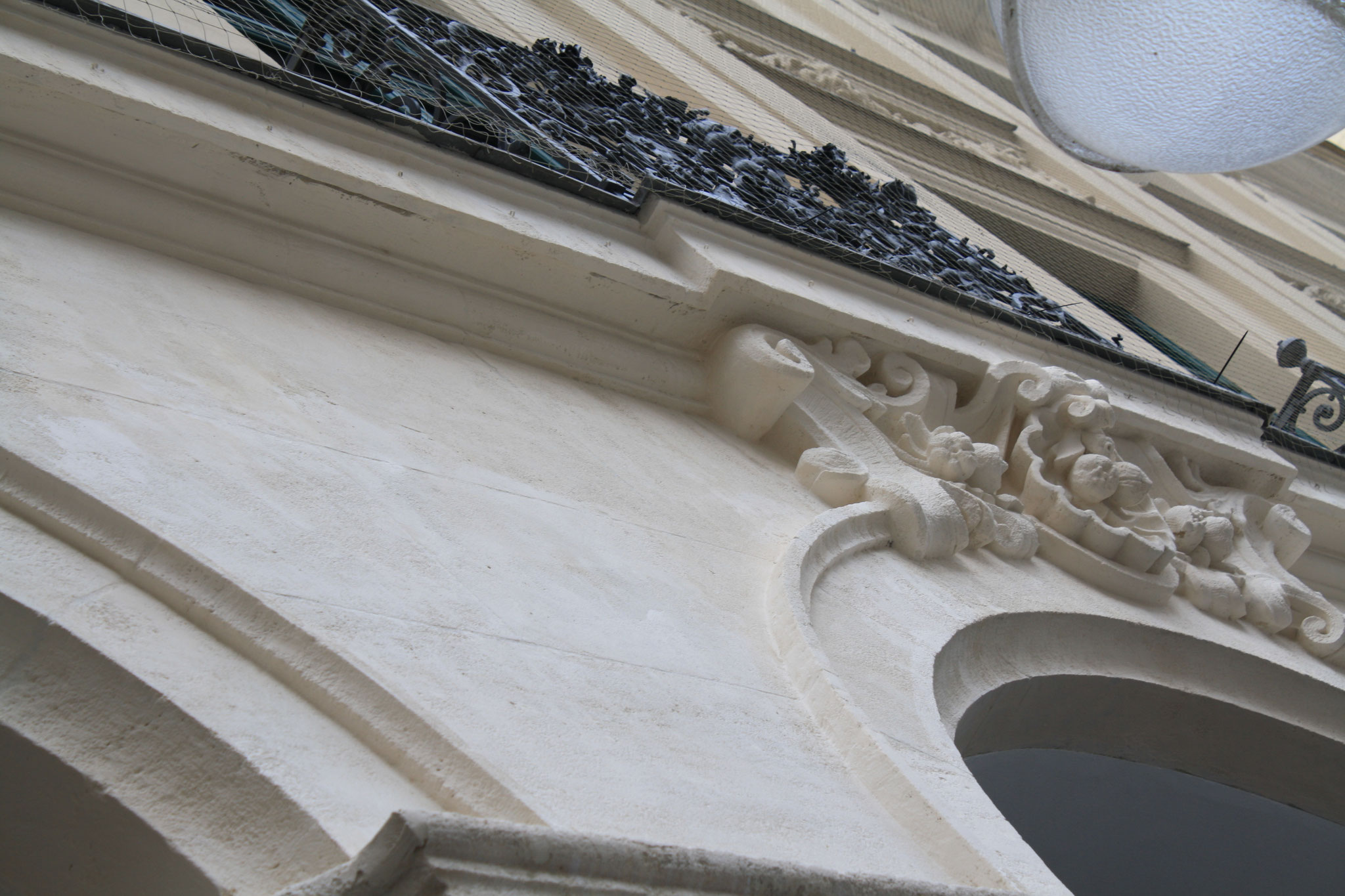 Historische Kalkfassade