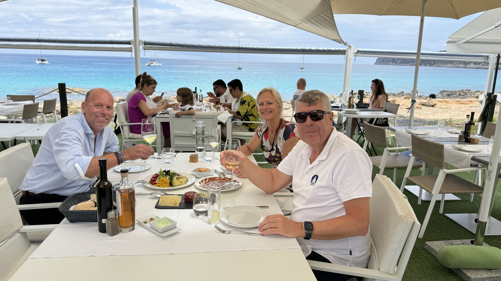 Lunch at restaurant Es Caló