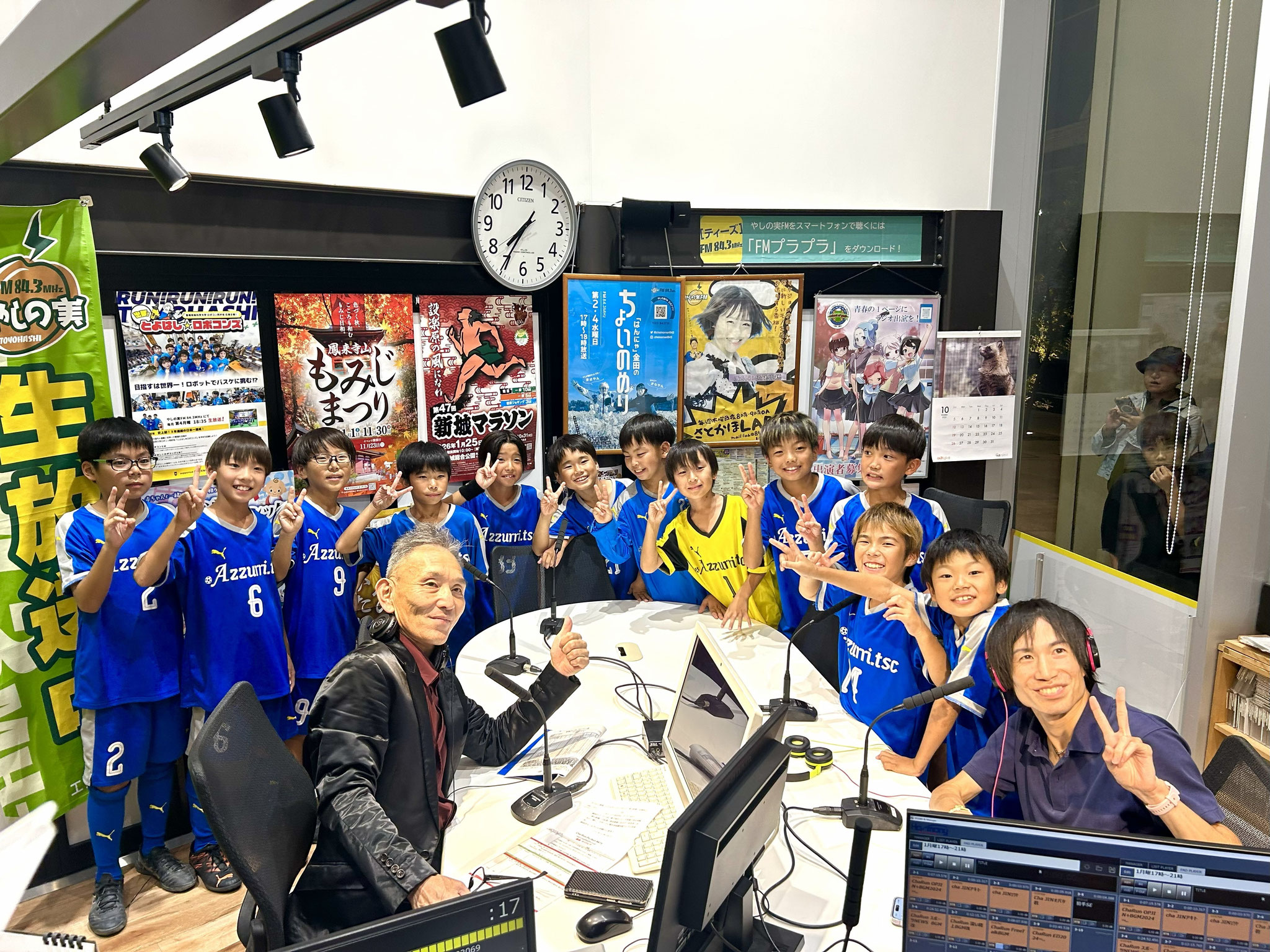 大会直前には地元FM豊橋（ラジオ）に出演