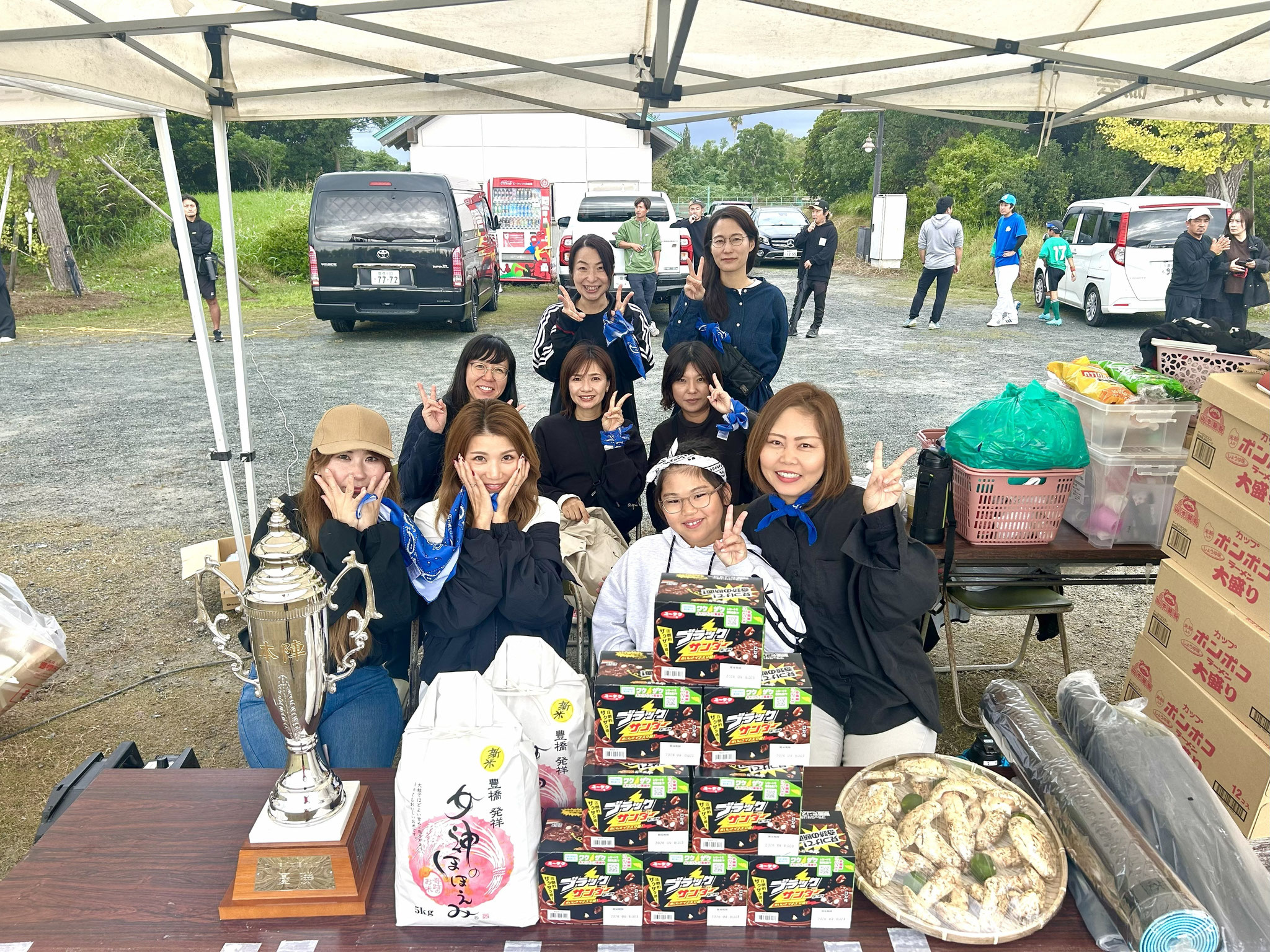 本部サポートとして大会を円滑に運営してくださったアズーリ豊橋５年生の保護者の皆様