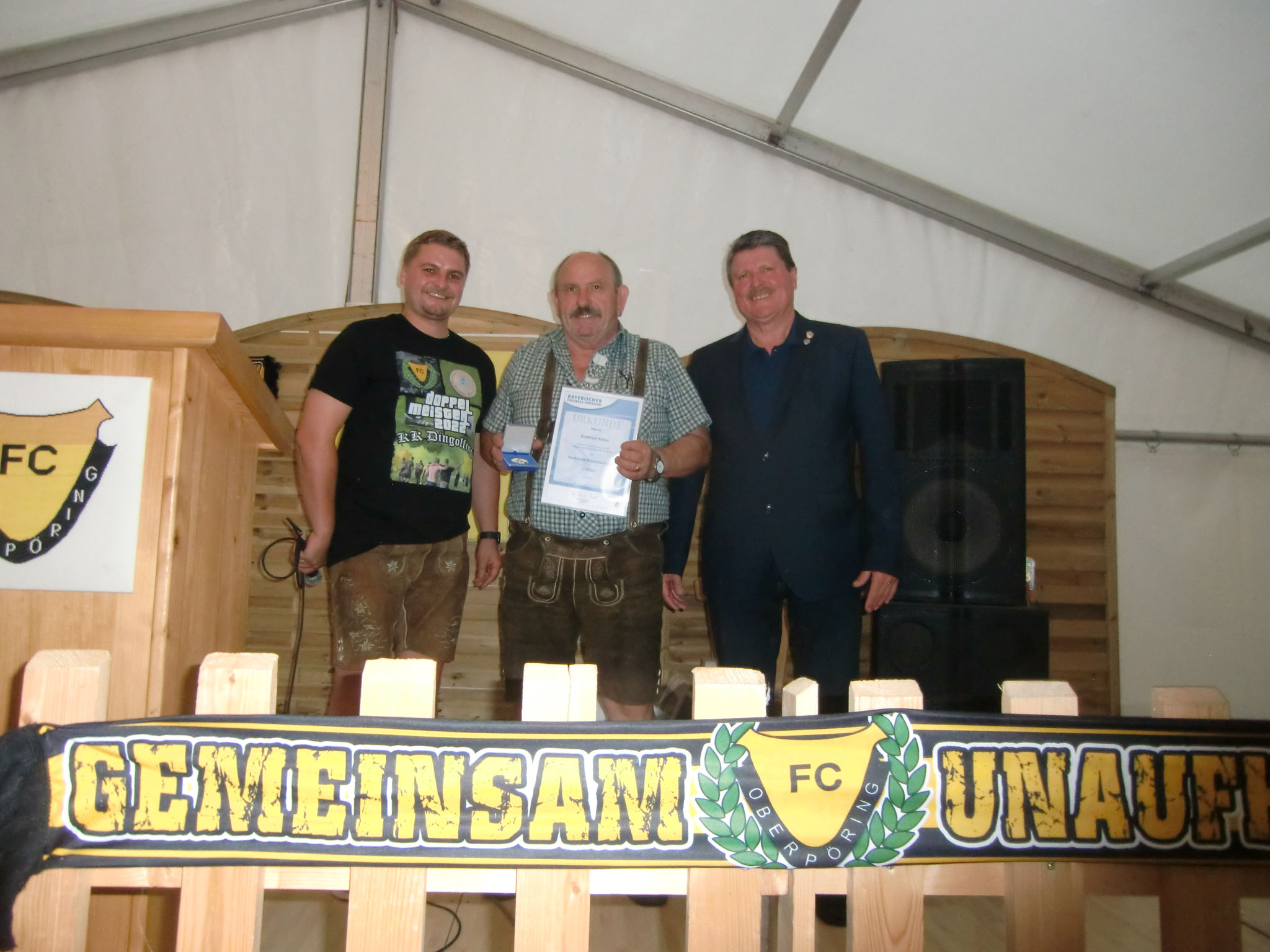 50 Jahre beim Verein - Gottfried Rehm