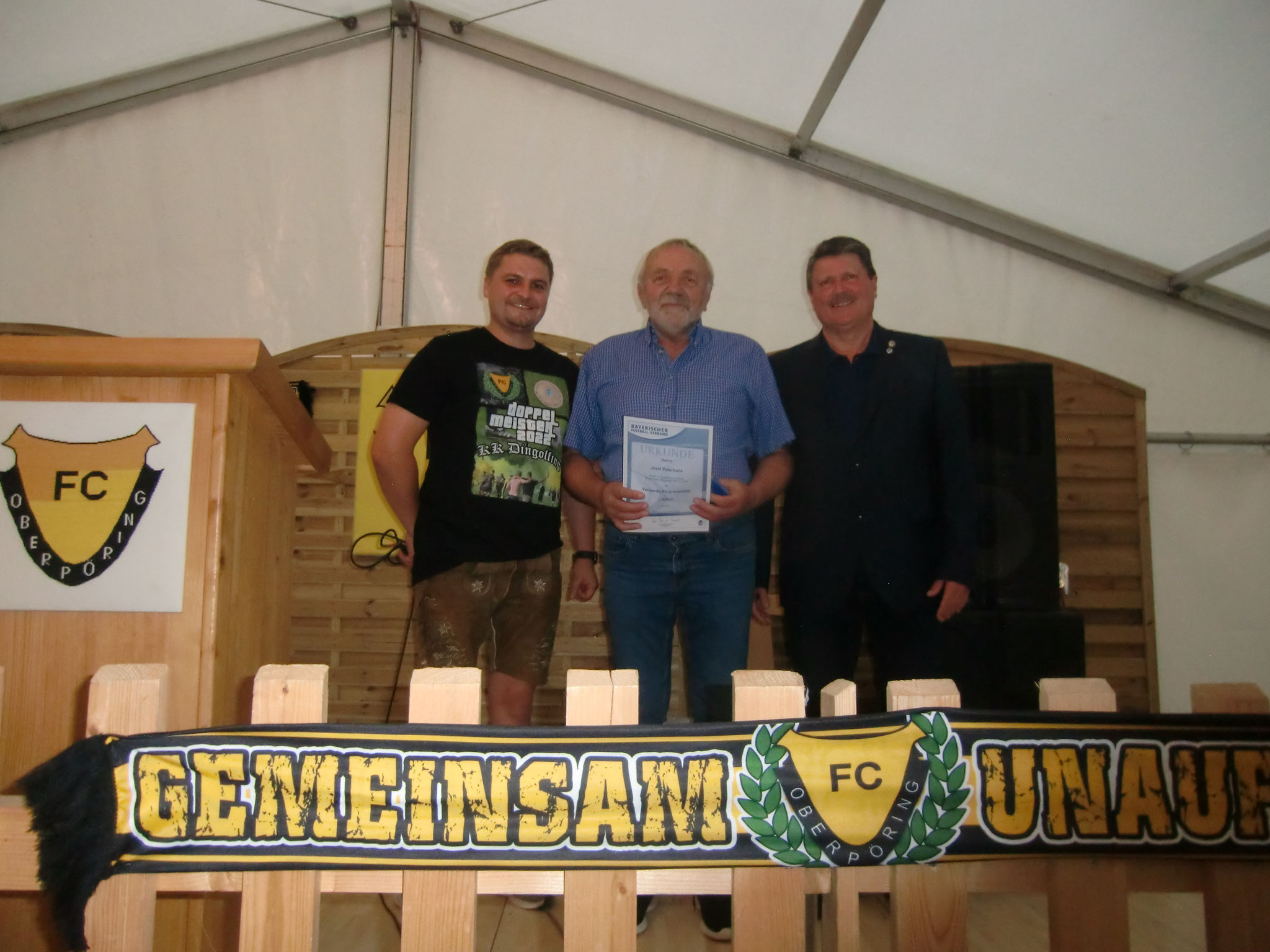 50 Jahre beim Verein - Josef Peterhans