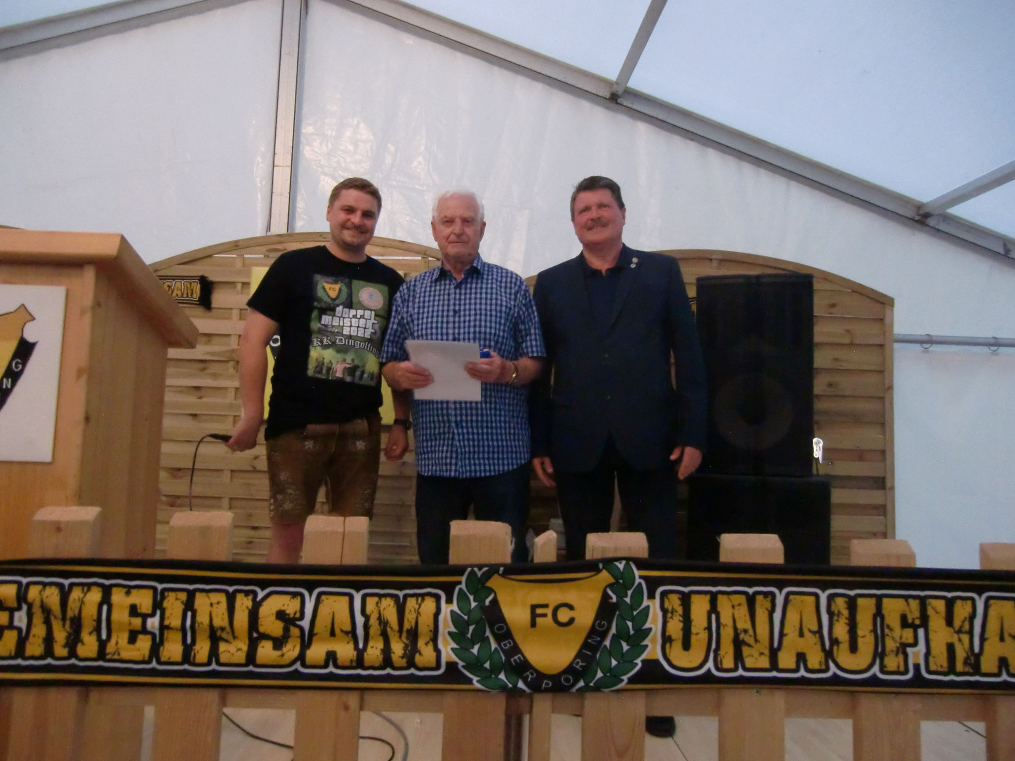 Gründungsmitglied Manfred Taube - 60 Jahre Vereinsmitglied