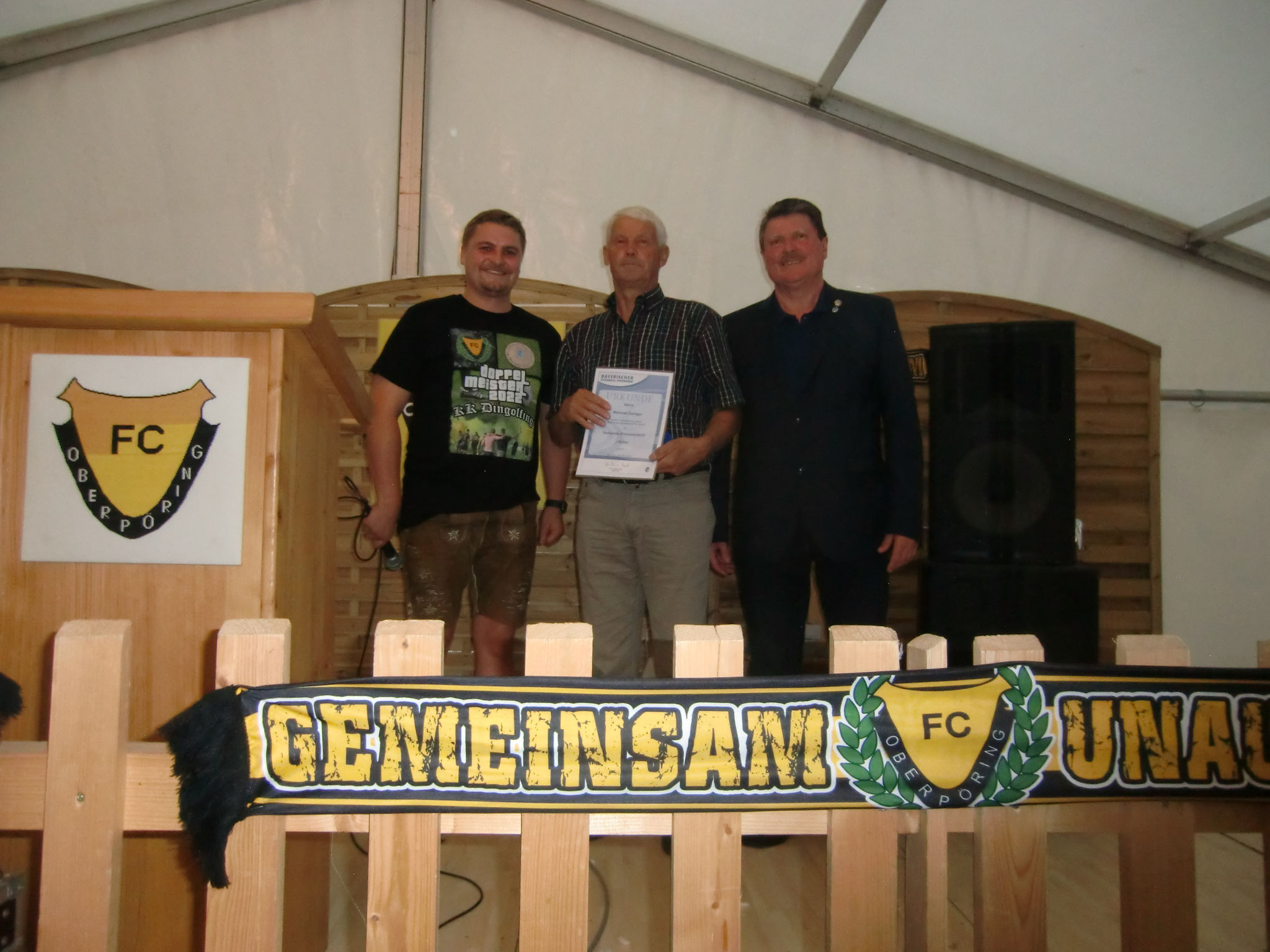 50 Jahre beim Verein - Meinrad Zwinger