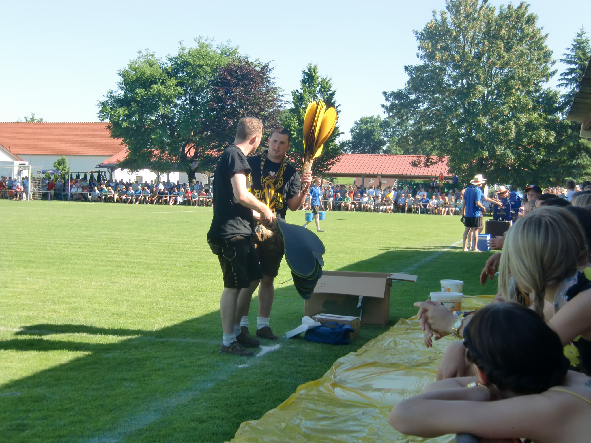 Die Choreographie wird abgestimmt
