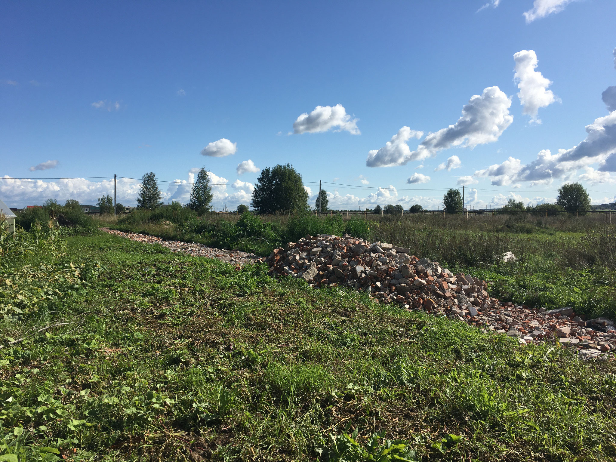 Consctruction d'un accès pratique pour accéder aux champs.